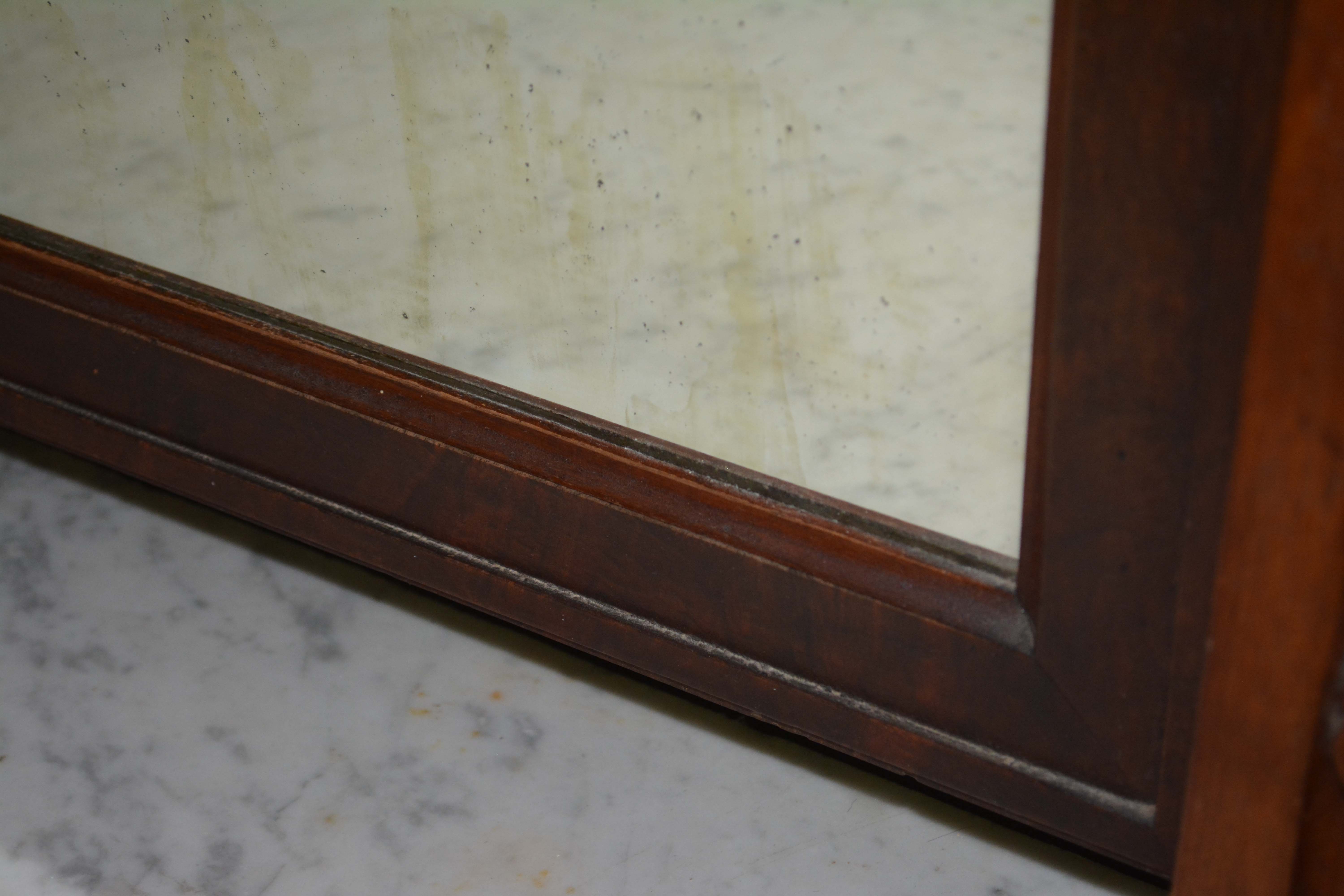 Antique Early Victorian Chest of Drawers with Mirror