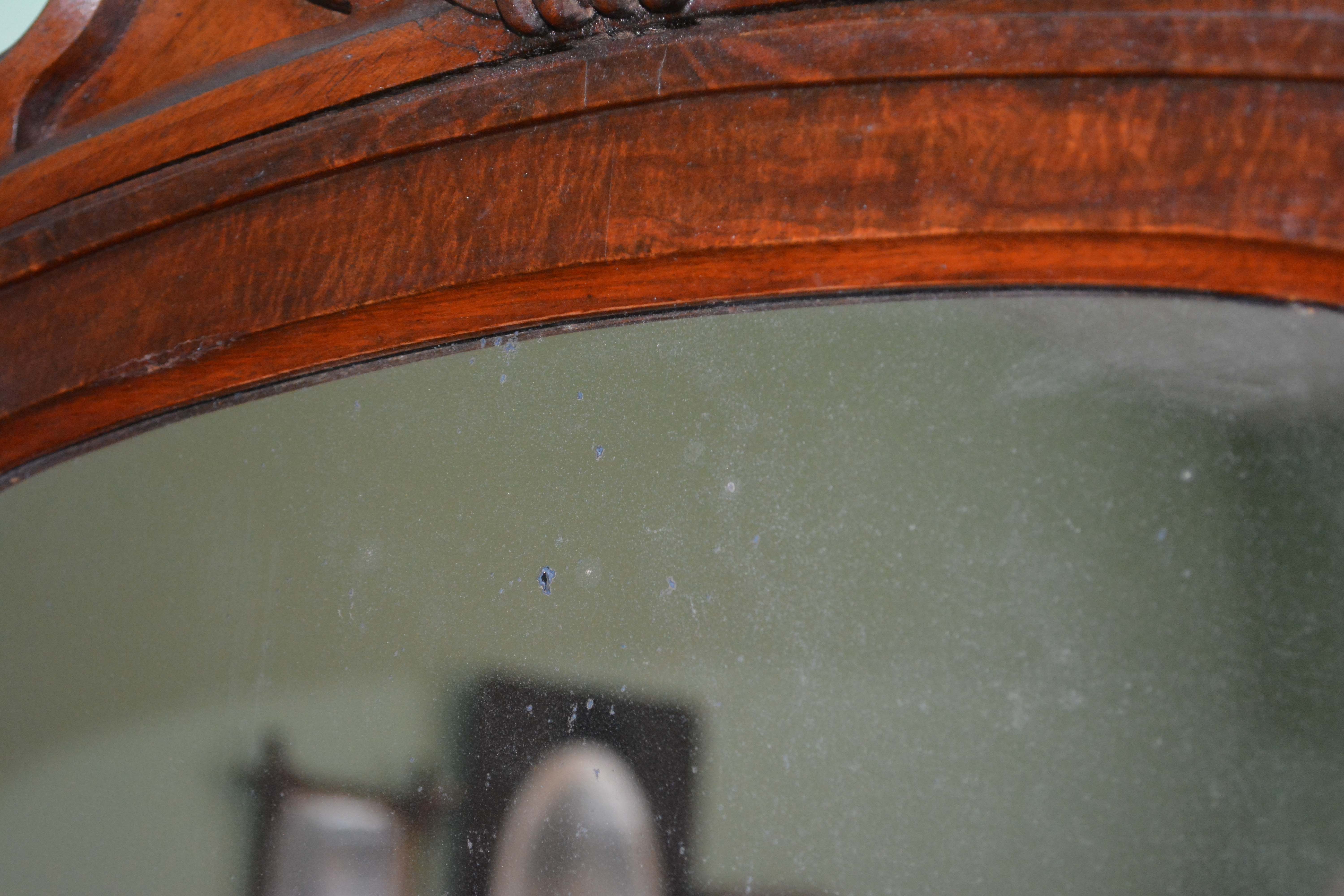 Antique Early Victorian Chest of Drawers with Mirror