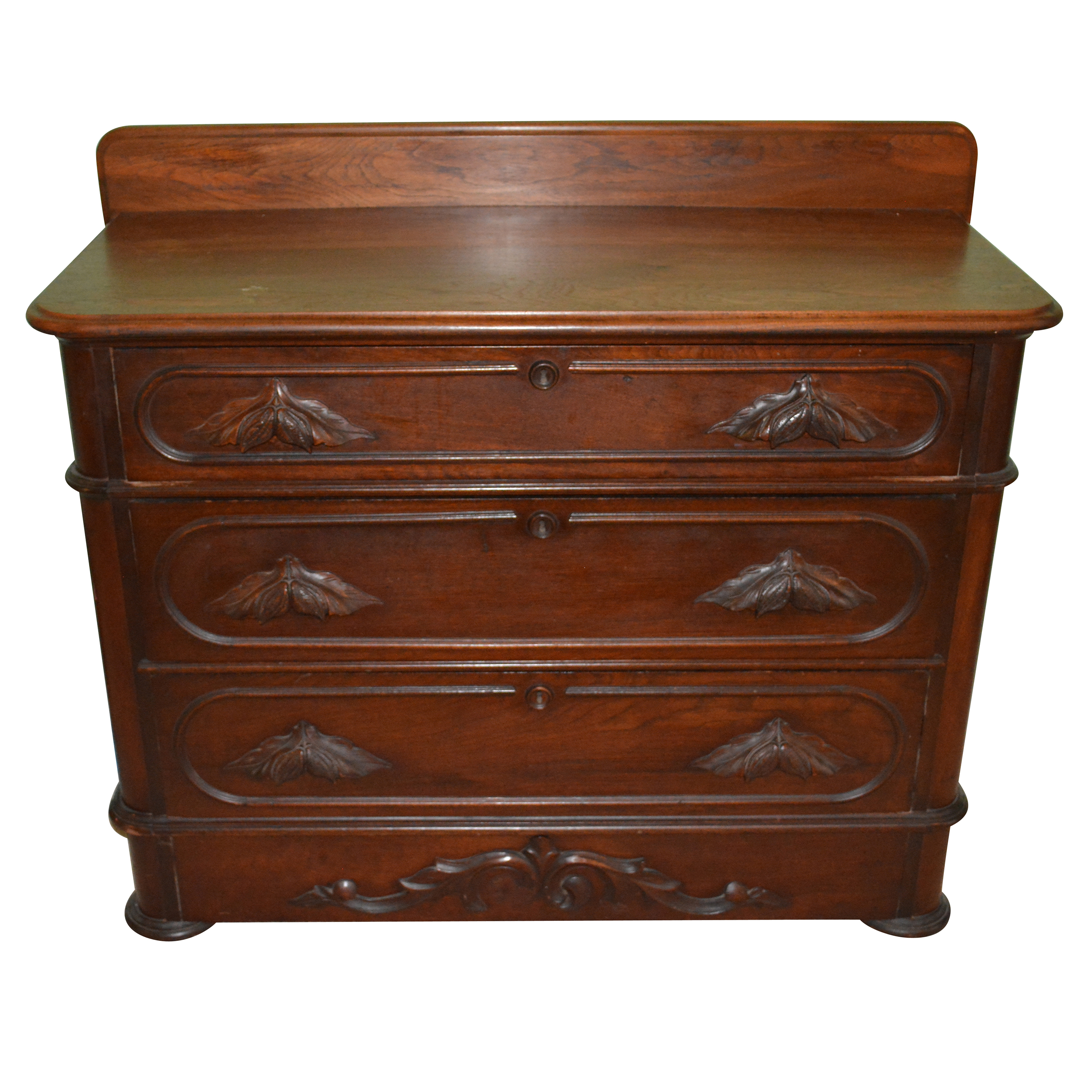 Antique Victorian Walnut Chest of Drawers