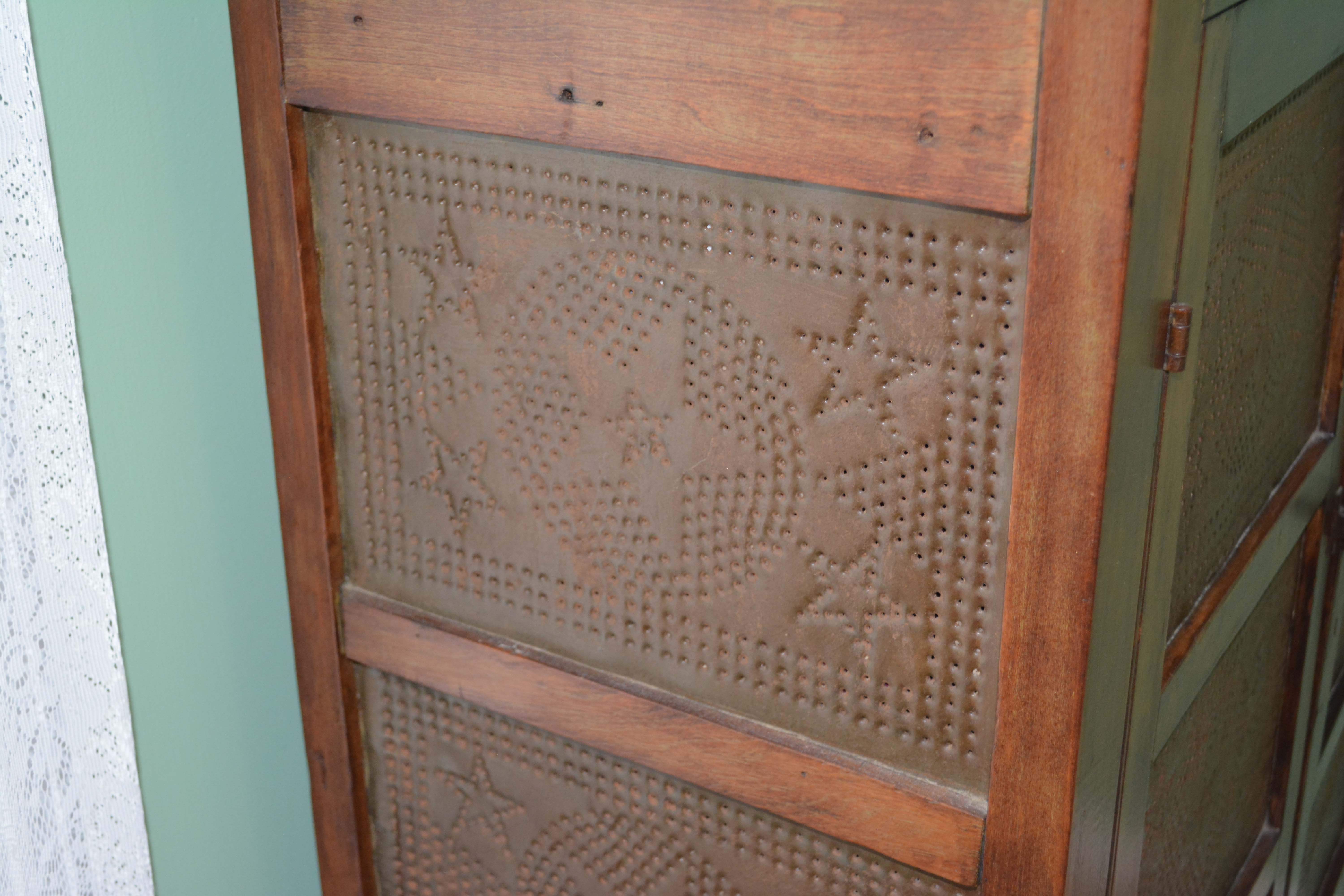 Antique Poplar Pie Safe