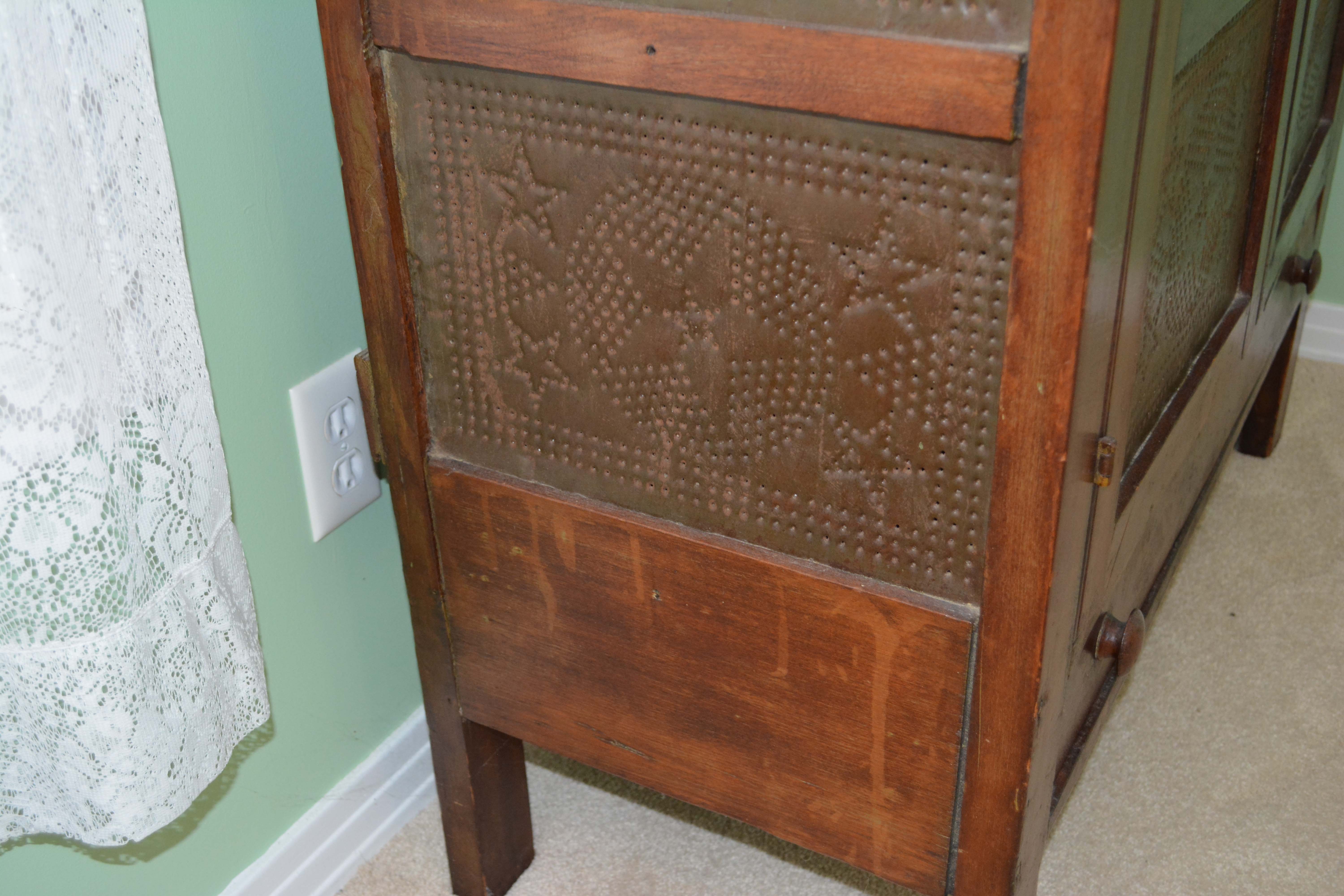 Antique Poplar Pie Safe