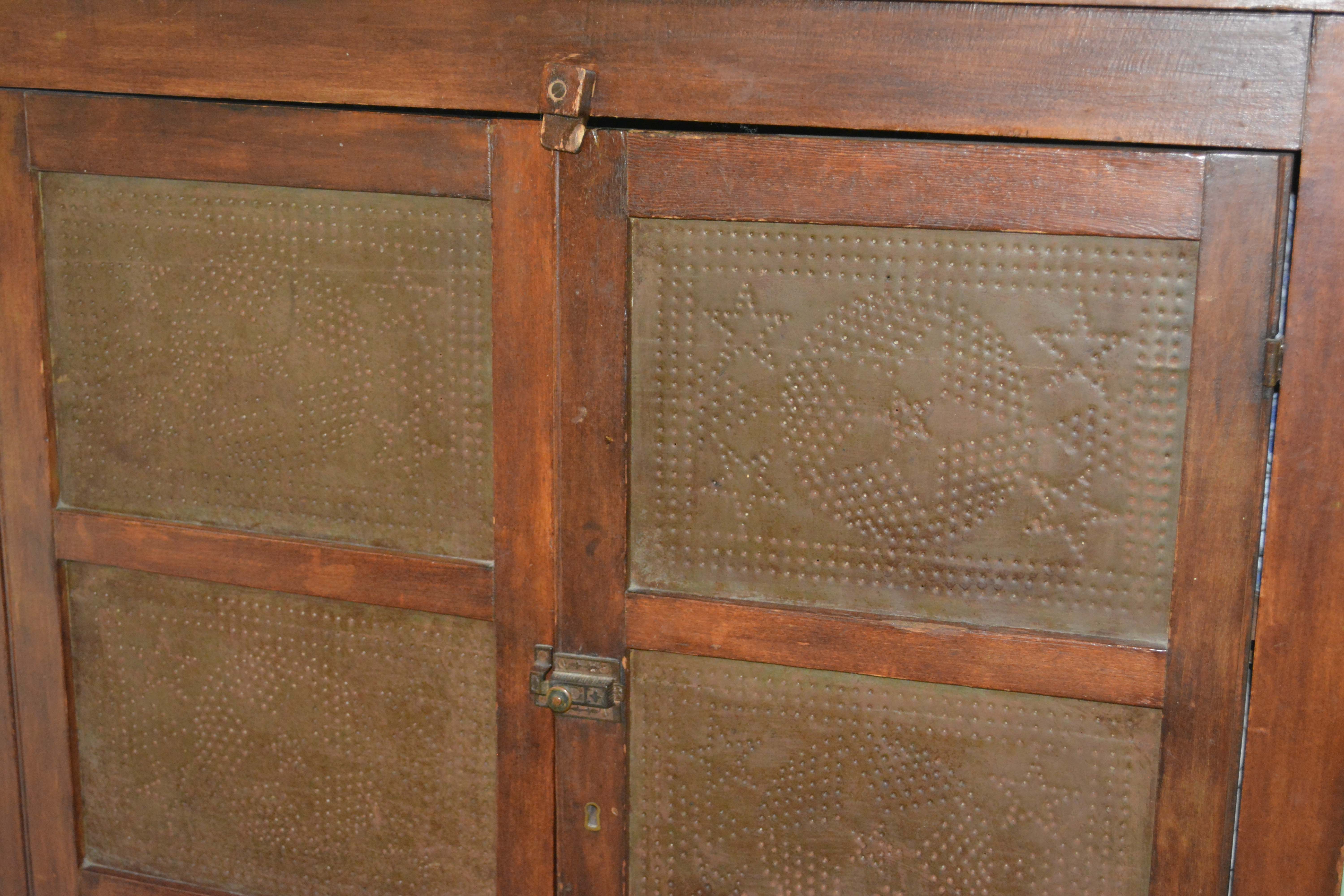 Antique Poplar Pie Safe