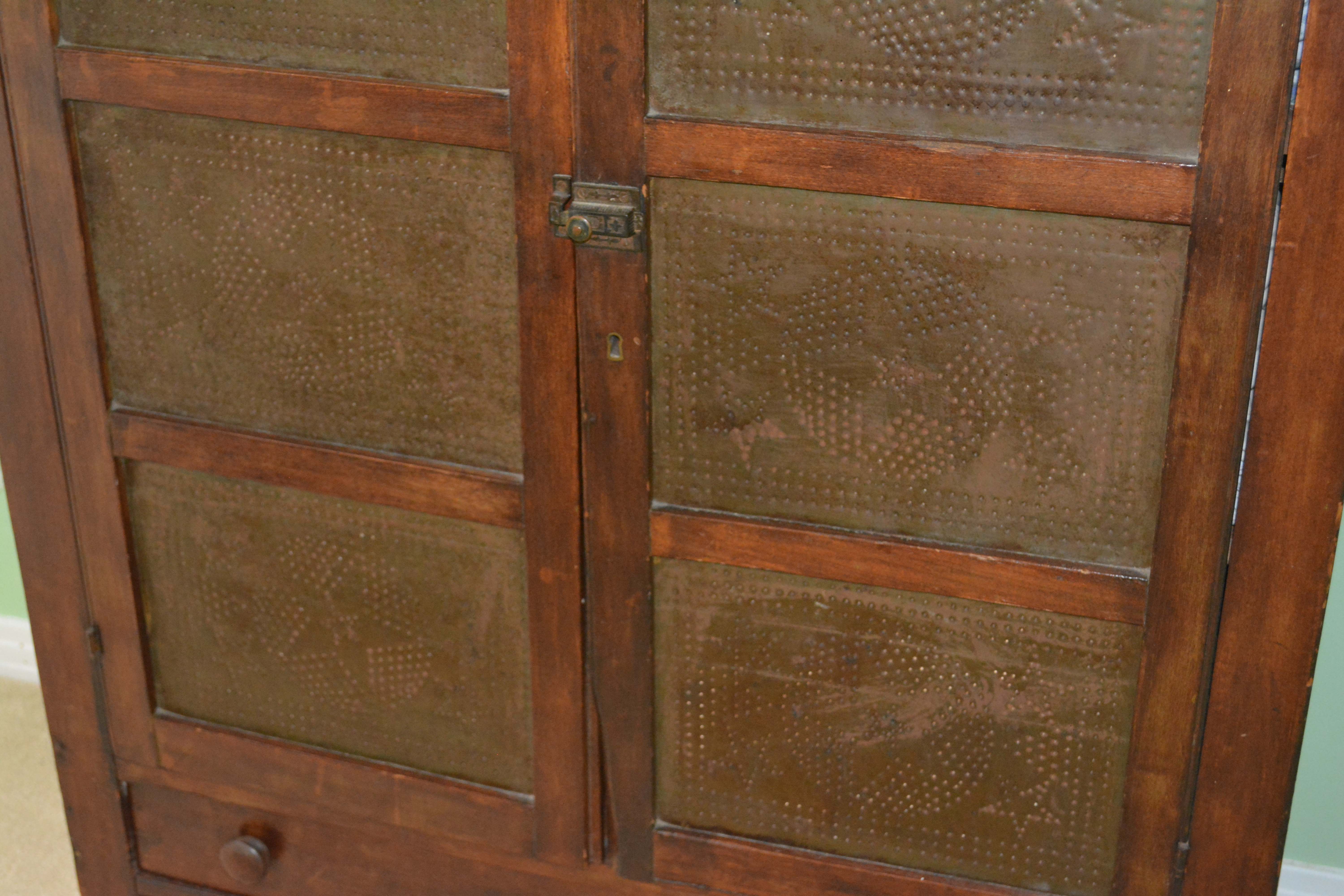 Antique Poplar Pie Safe