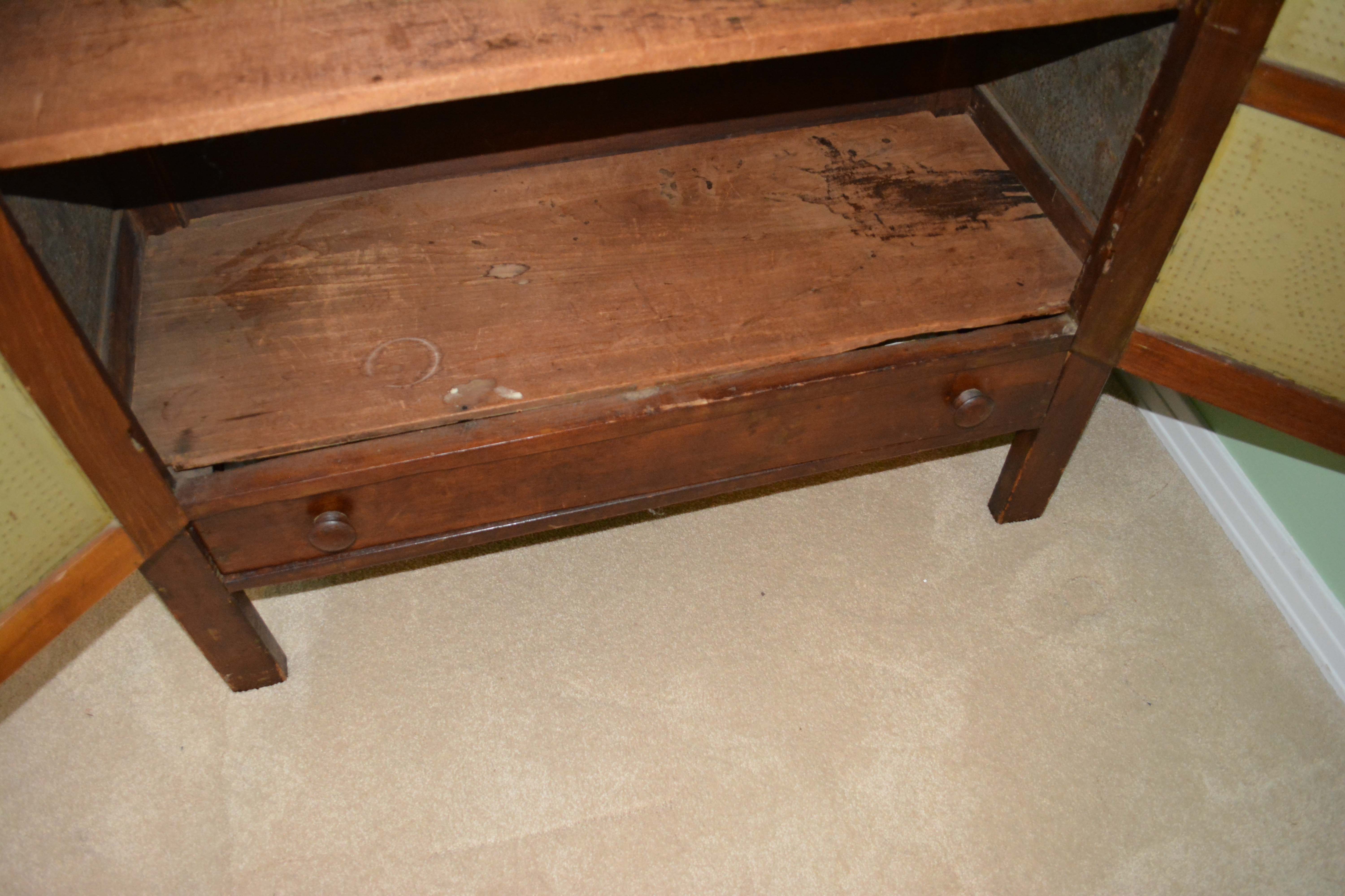 Antique Poplar Pie Safe