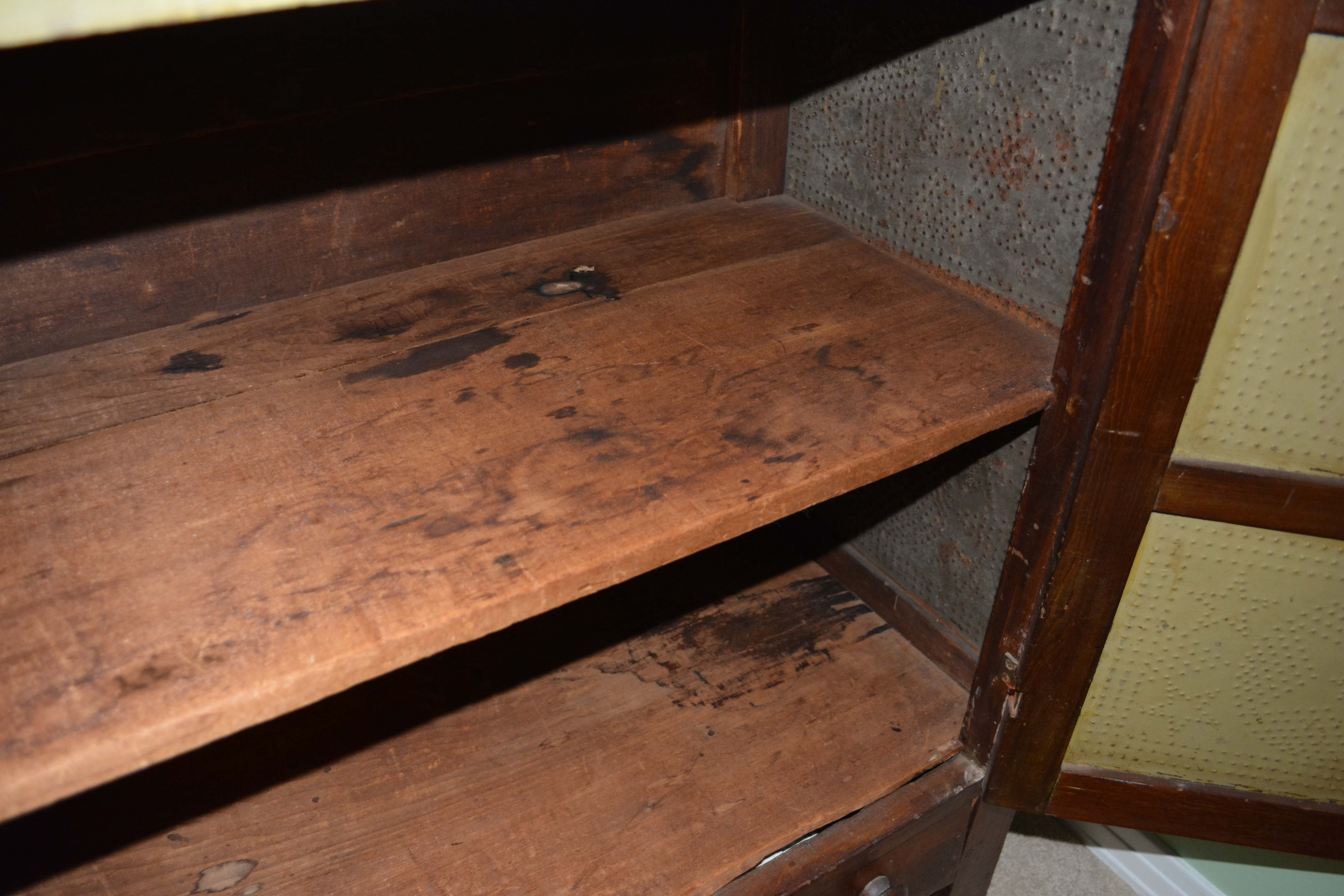 Antique Poplar Pie Safe