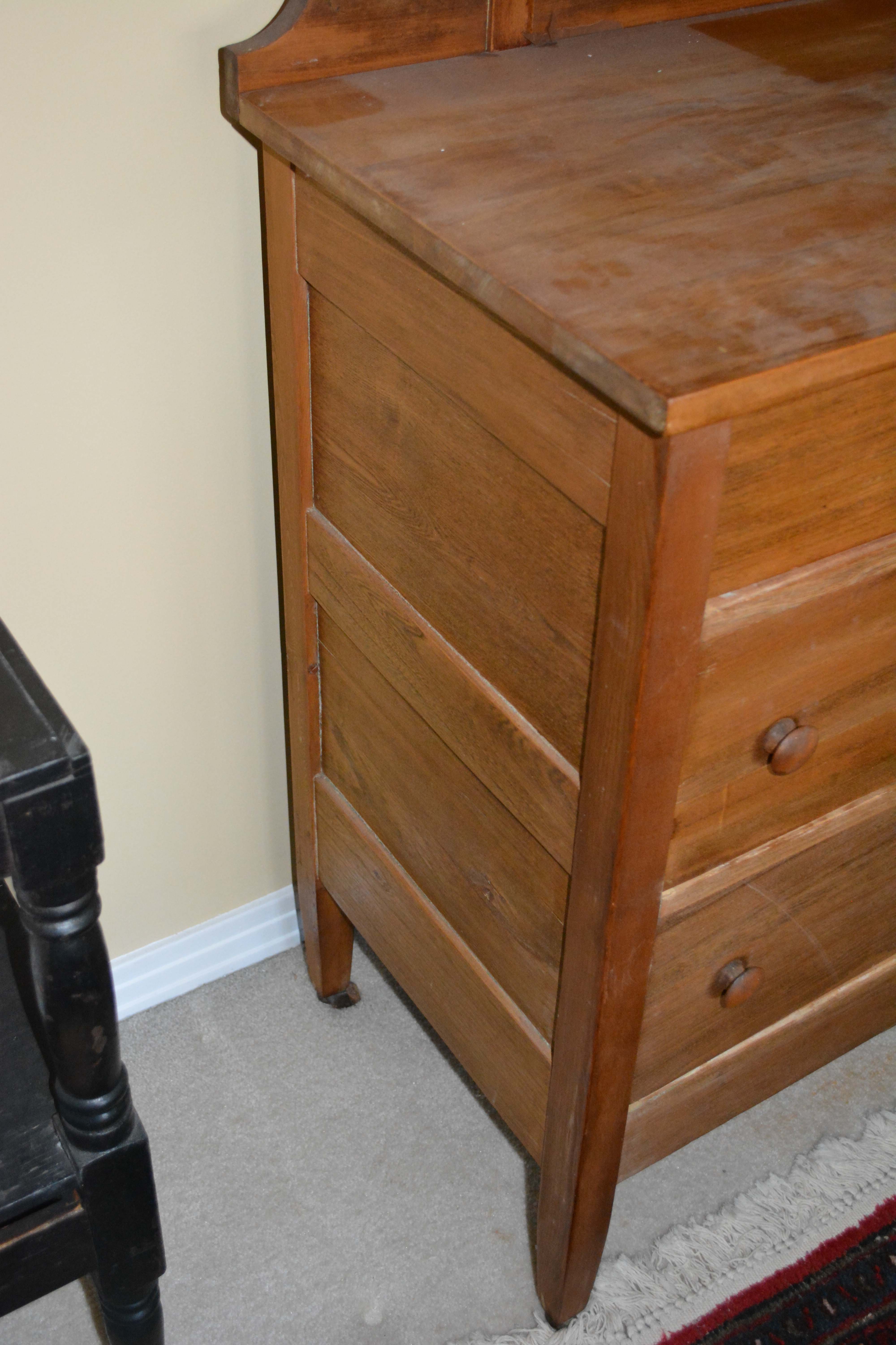 Vintage Mirrored Chest of Drawers
