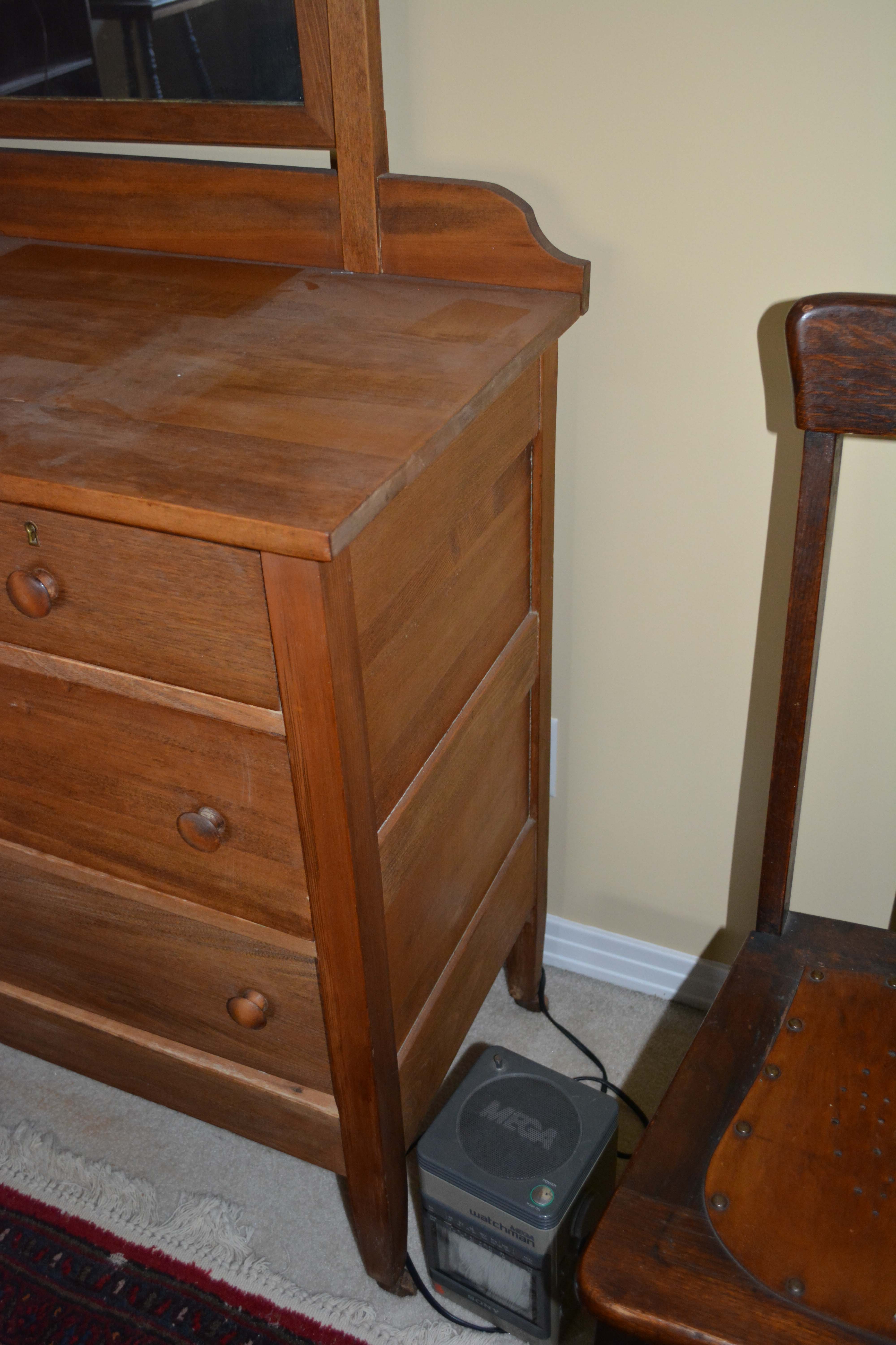 Vintage Mirrored Chest of Drawers