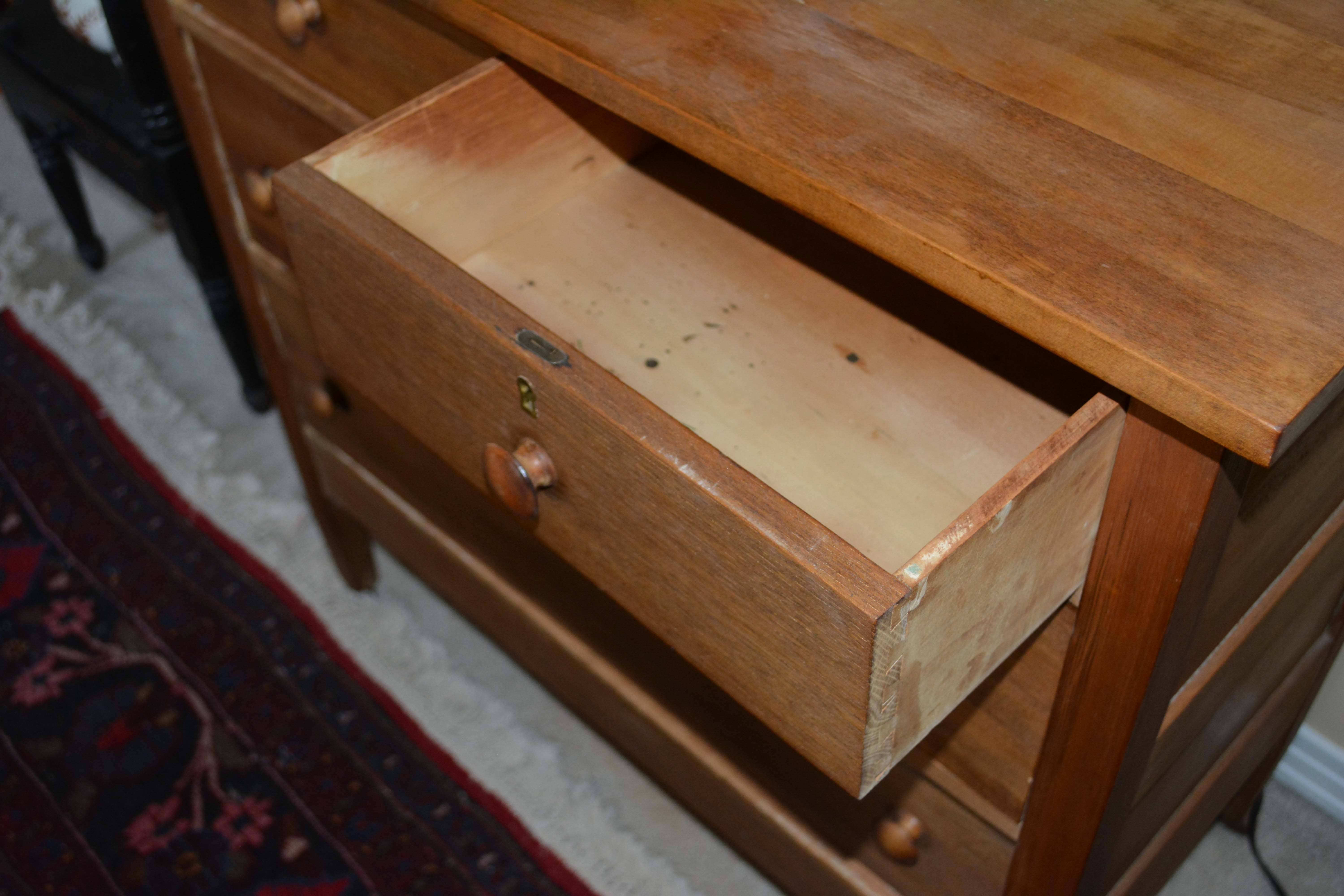 Vintage Mirrored Chest of Drawers