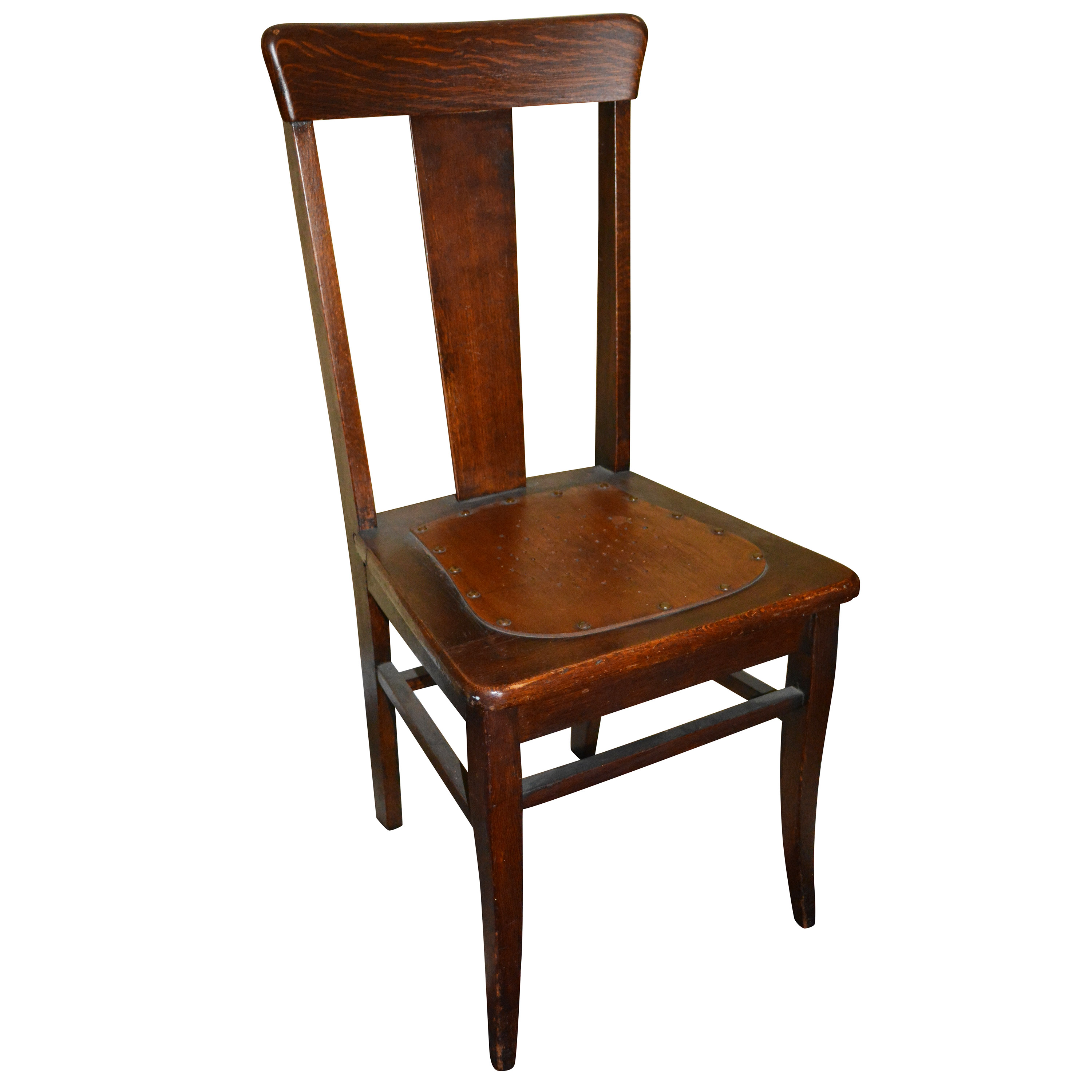 Antique Oak Side Chair