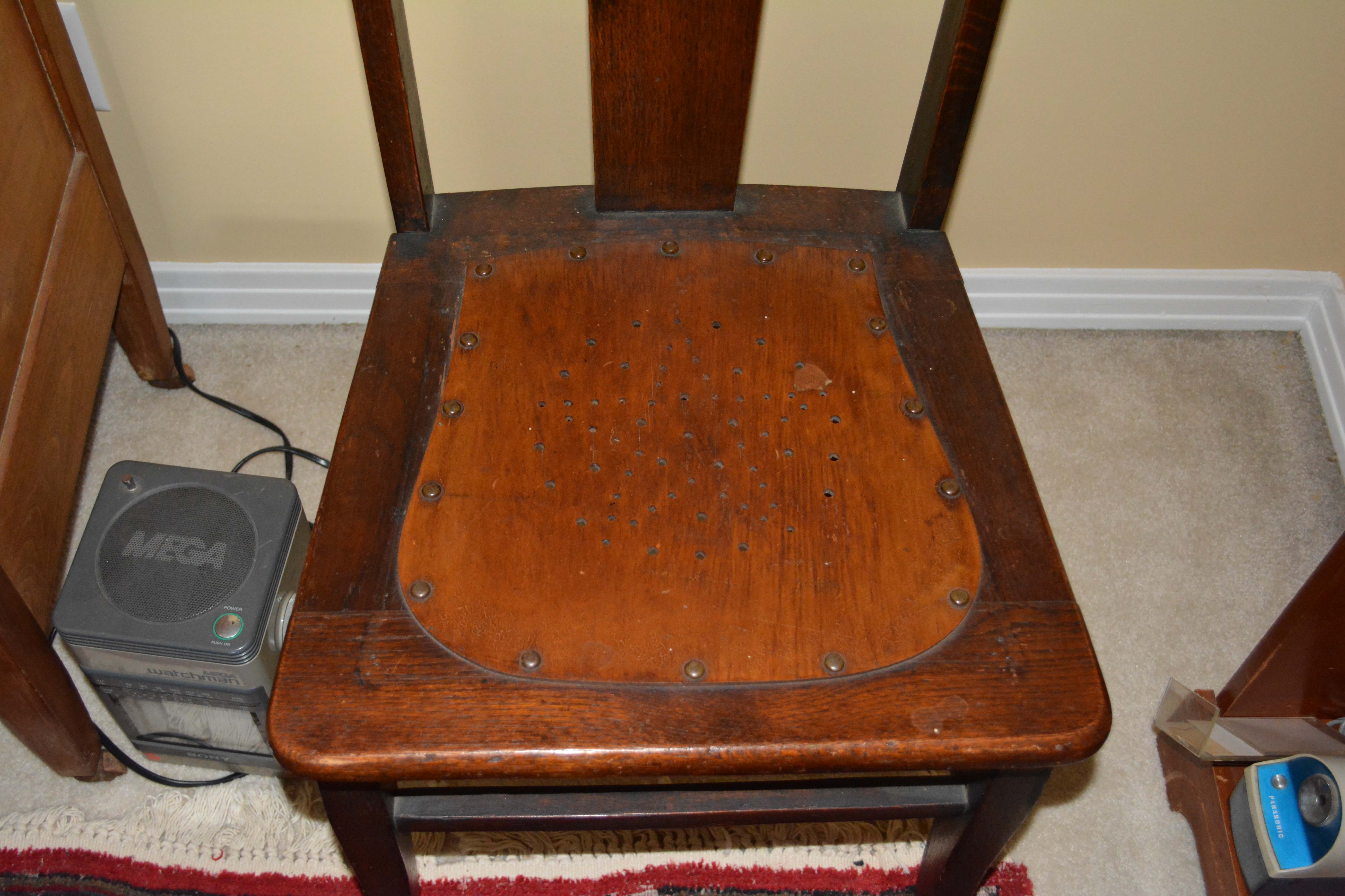 Antique Oak Side Chair