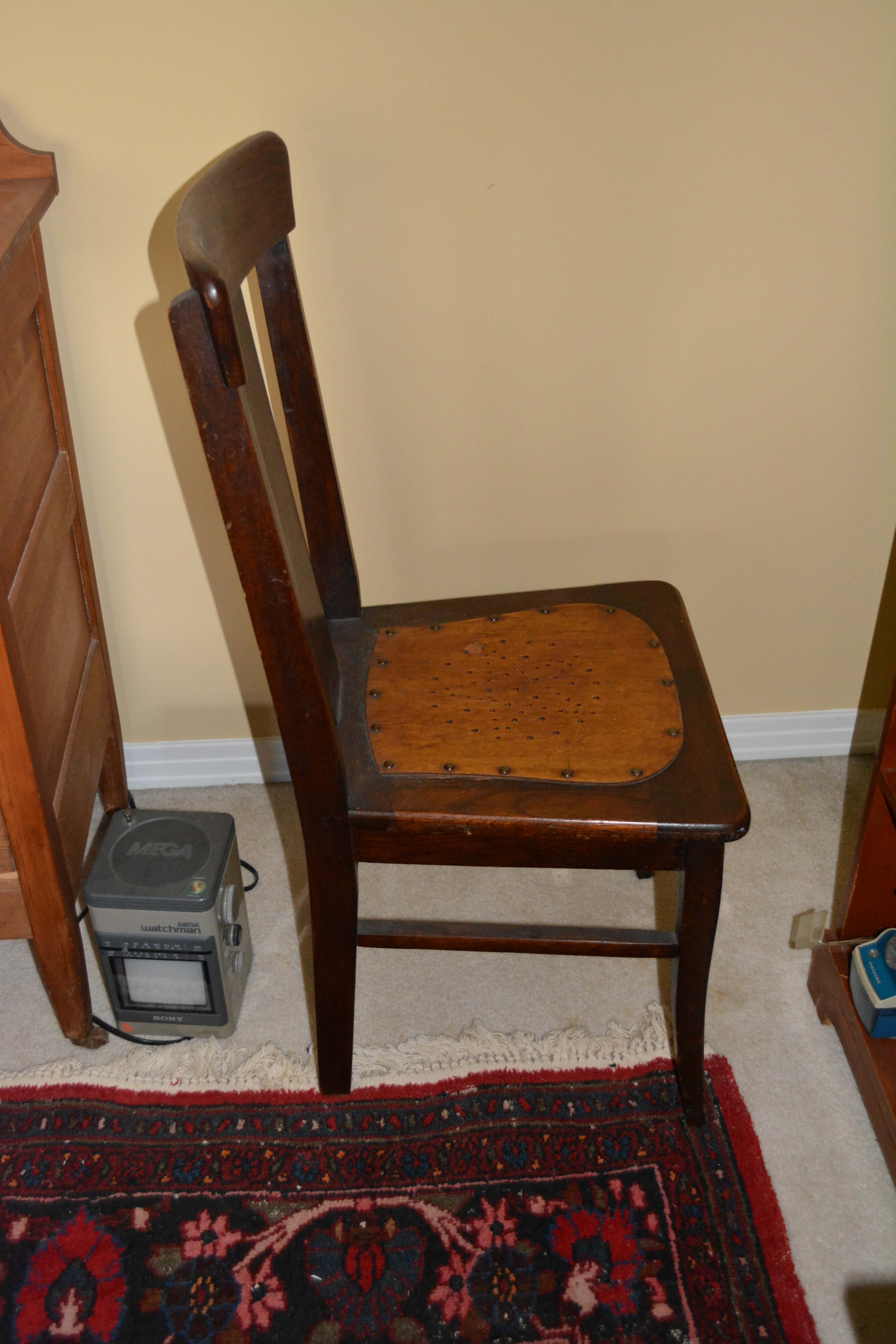 Antique Oak Side Chair