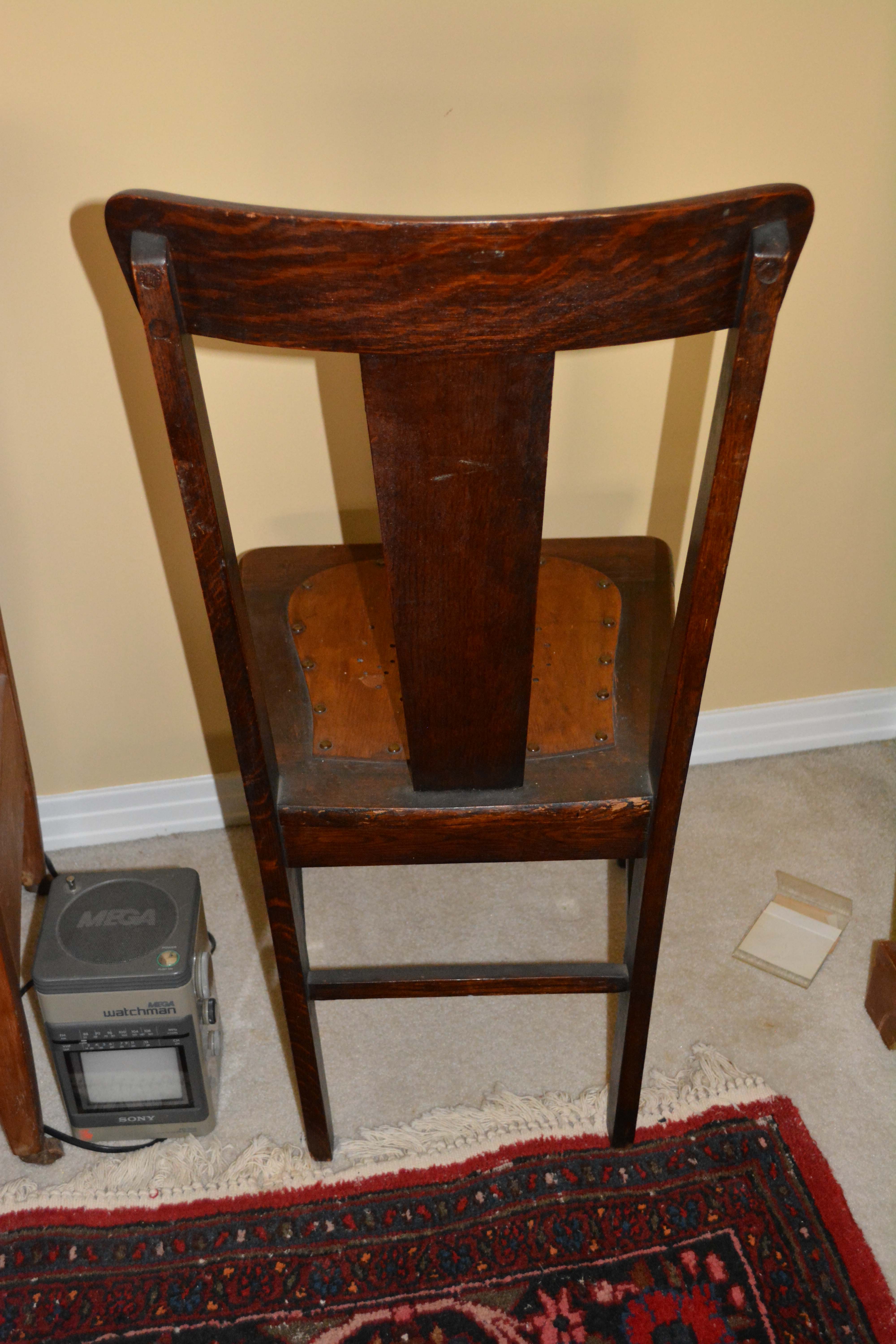 Antique Oak Side Chair