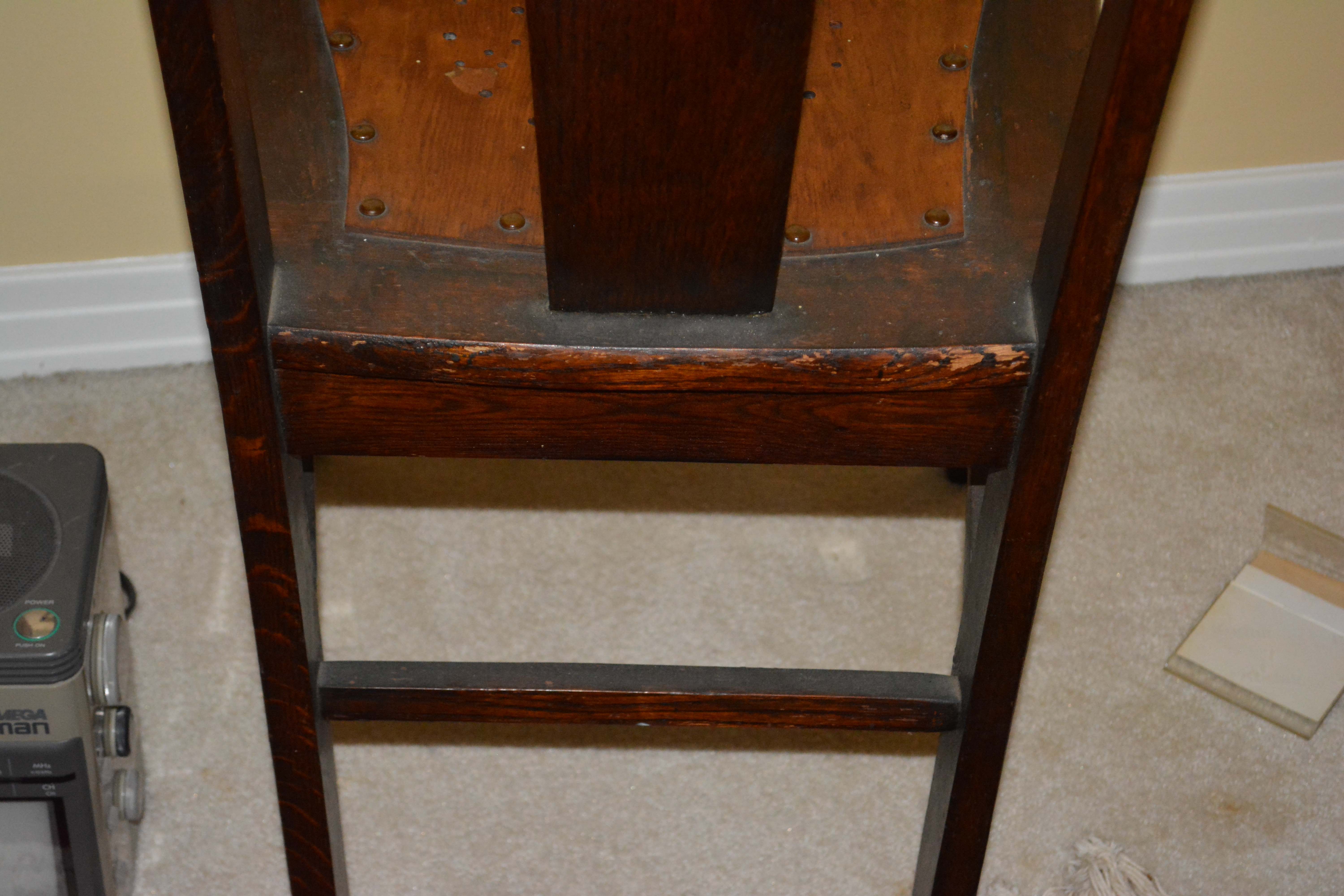 Antique Oak Side Chair