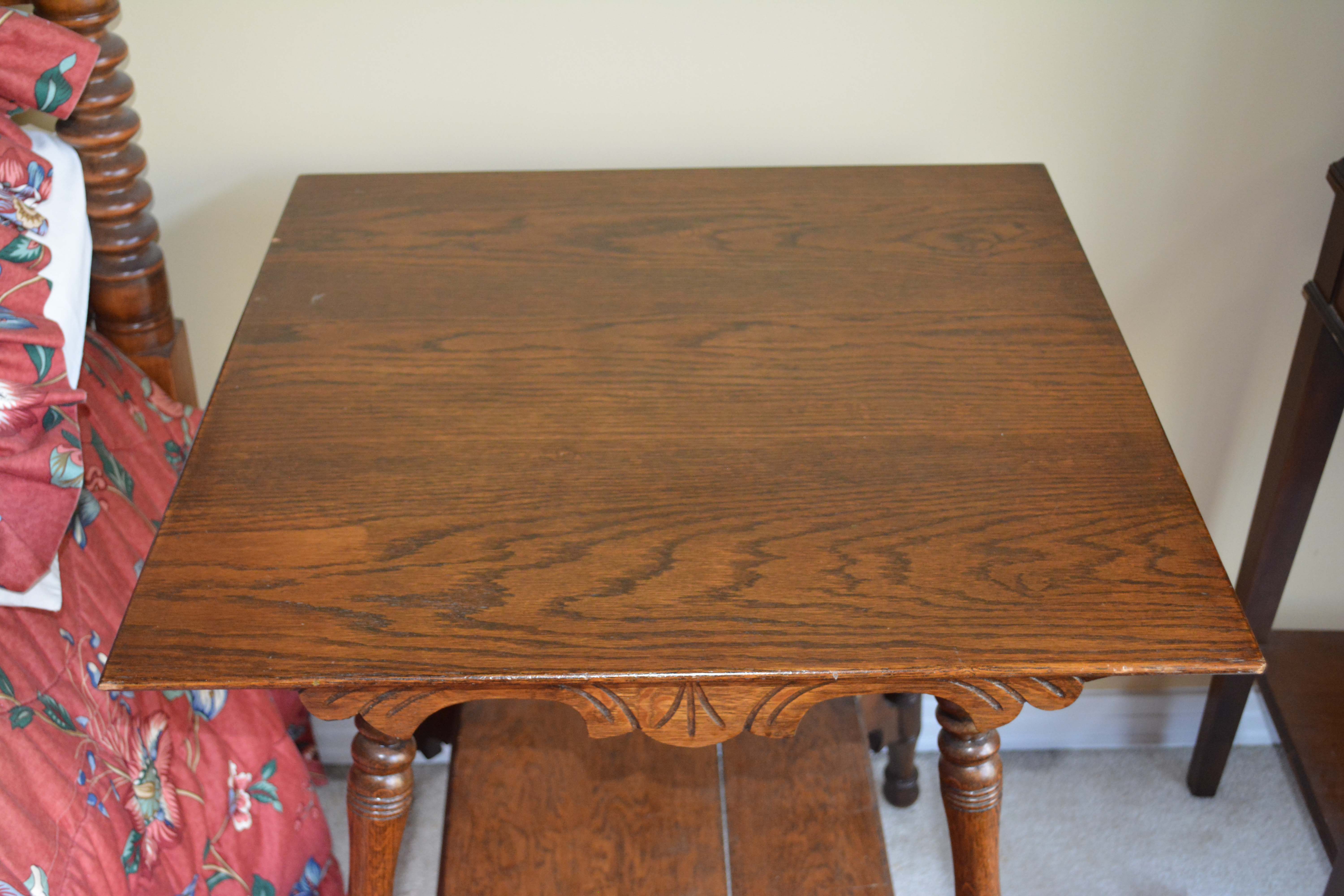 Antique Oak Side Table