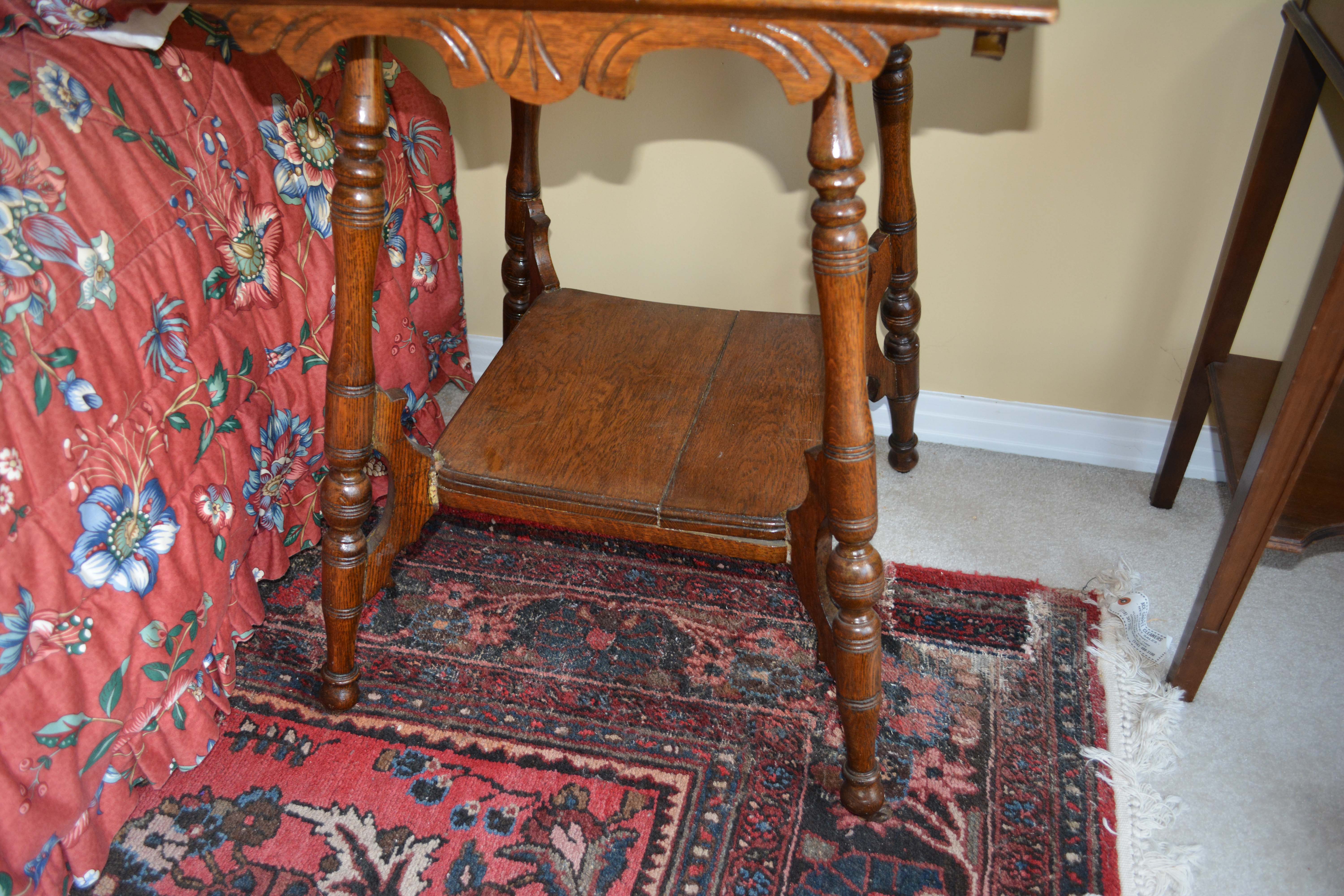 Antique Oak Side Table