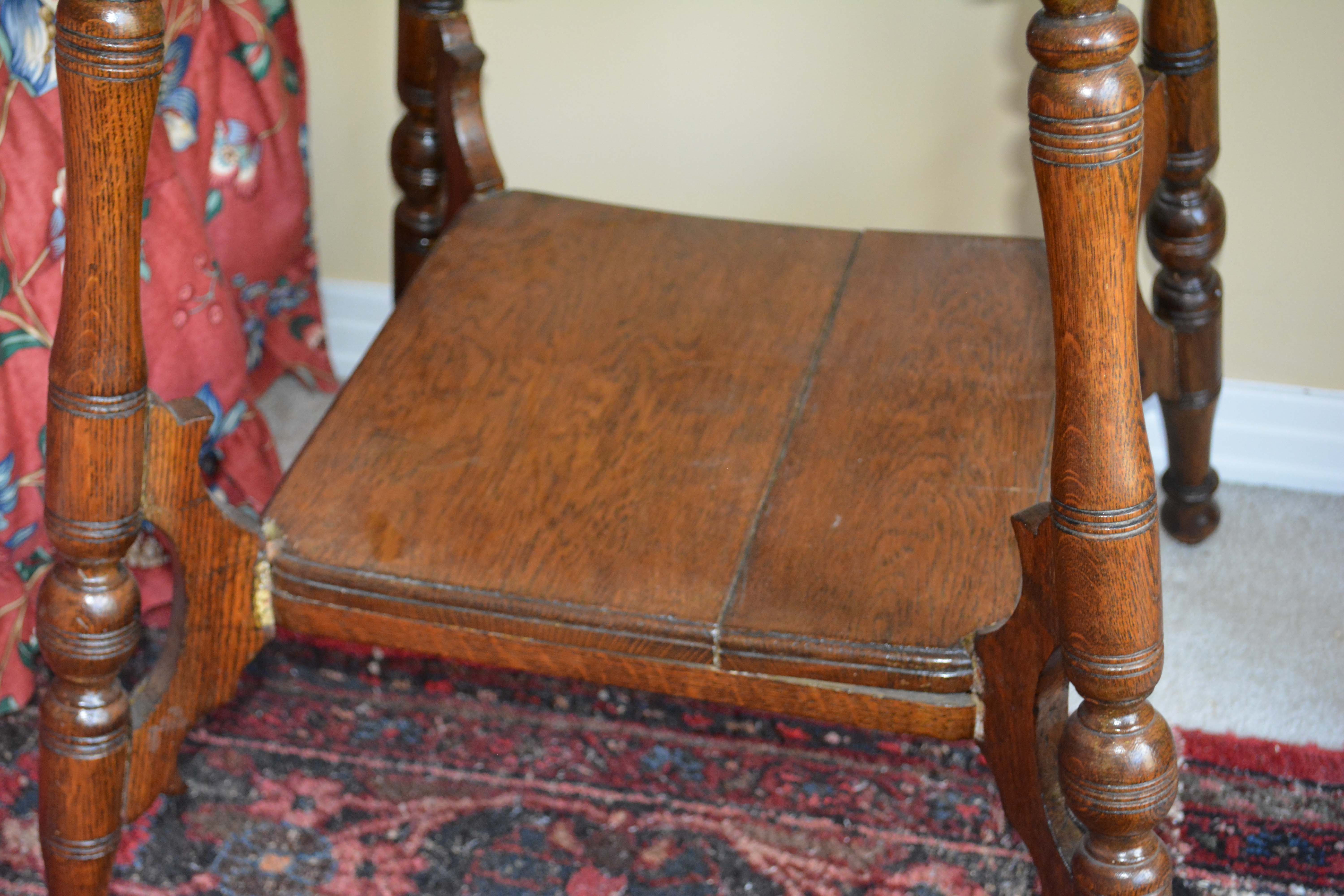 Antique Oak Side Table