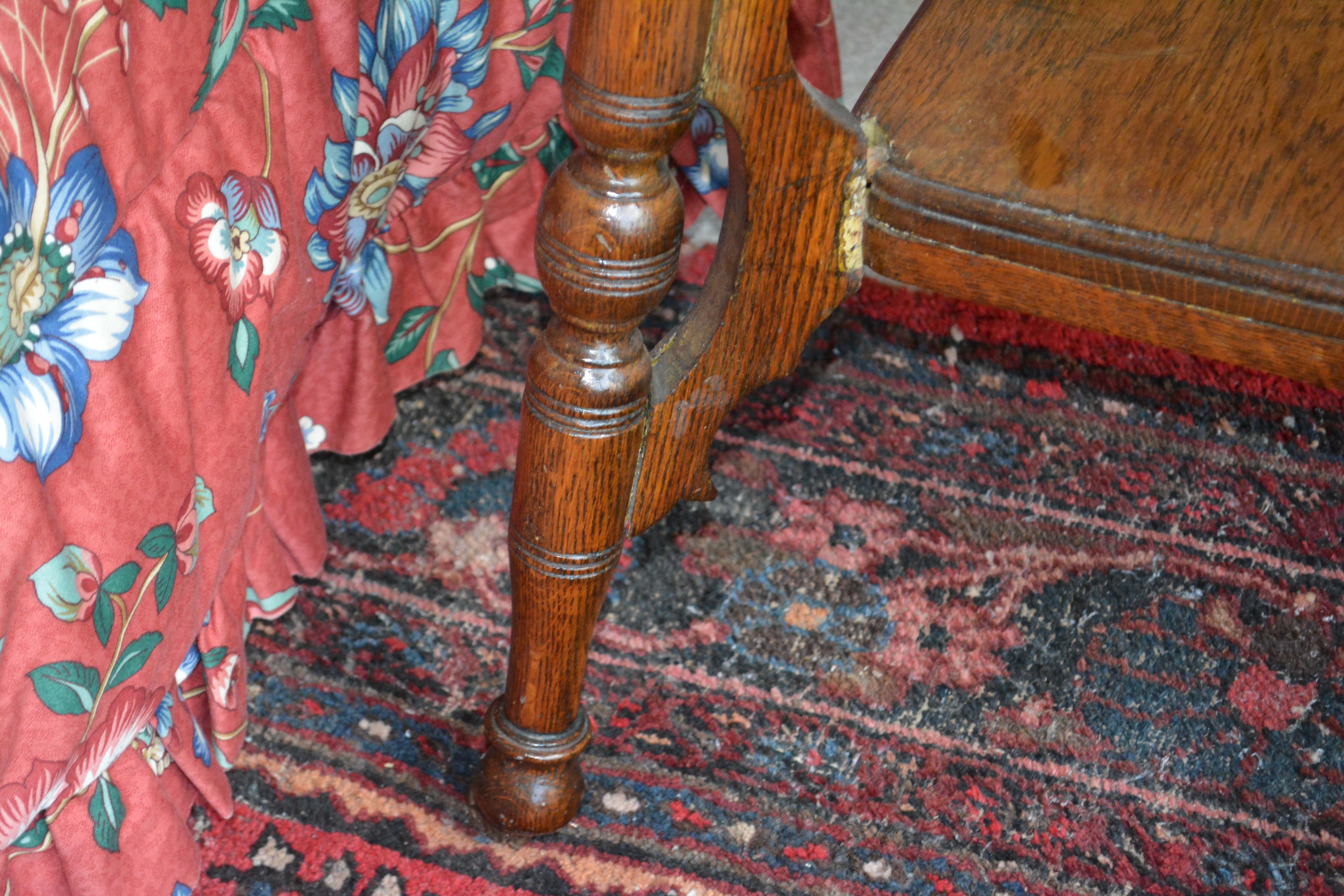 Antique Oak Side Table