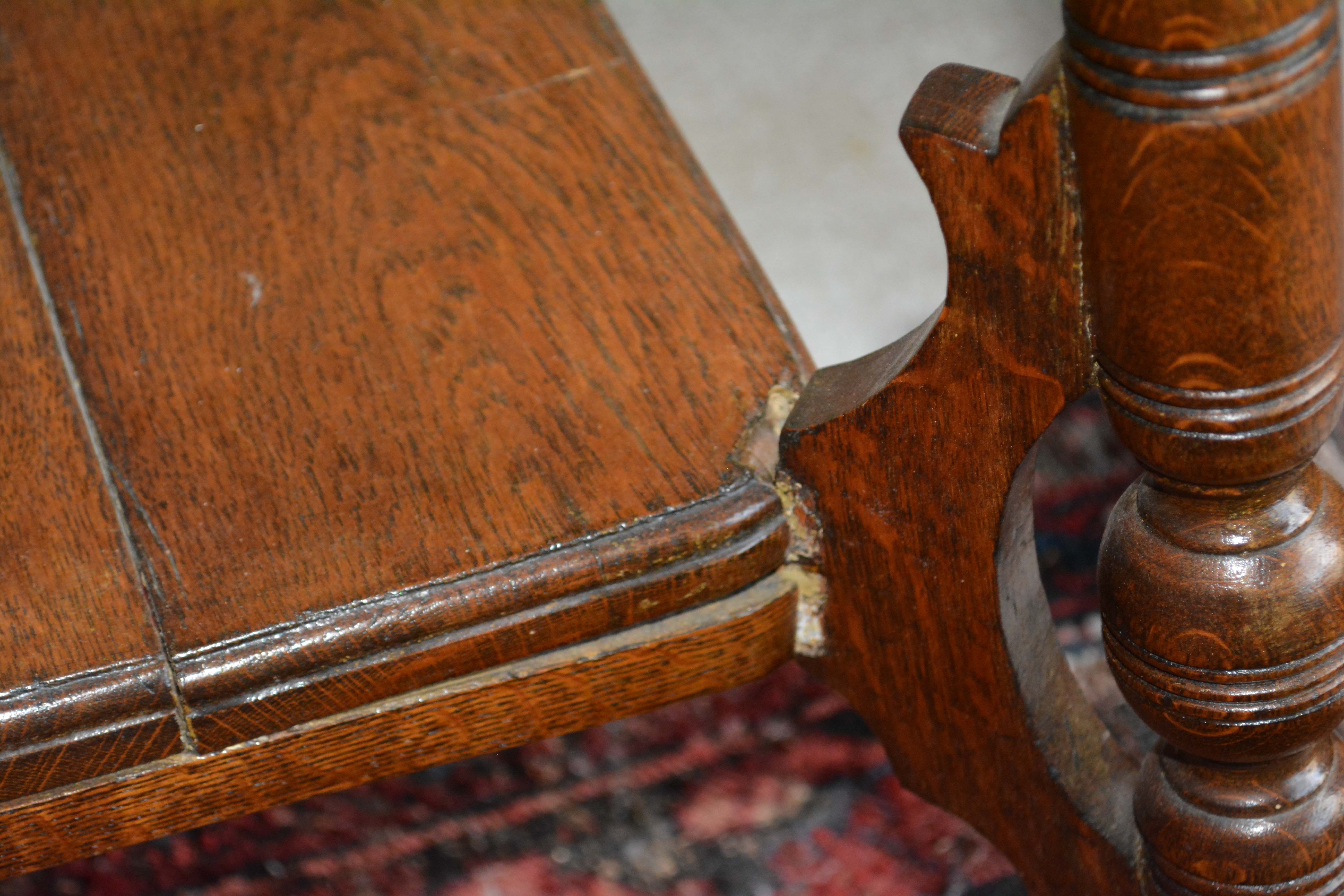 Antique Oak Side Table