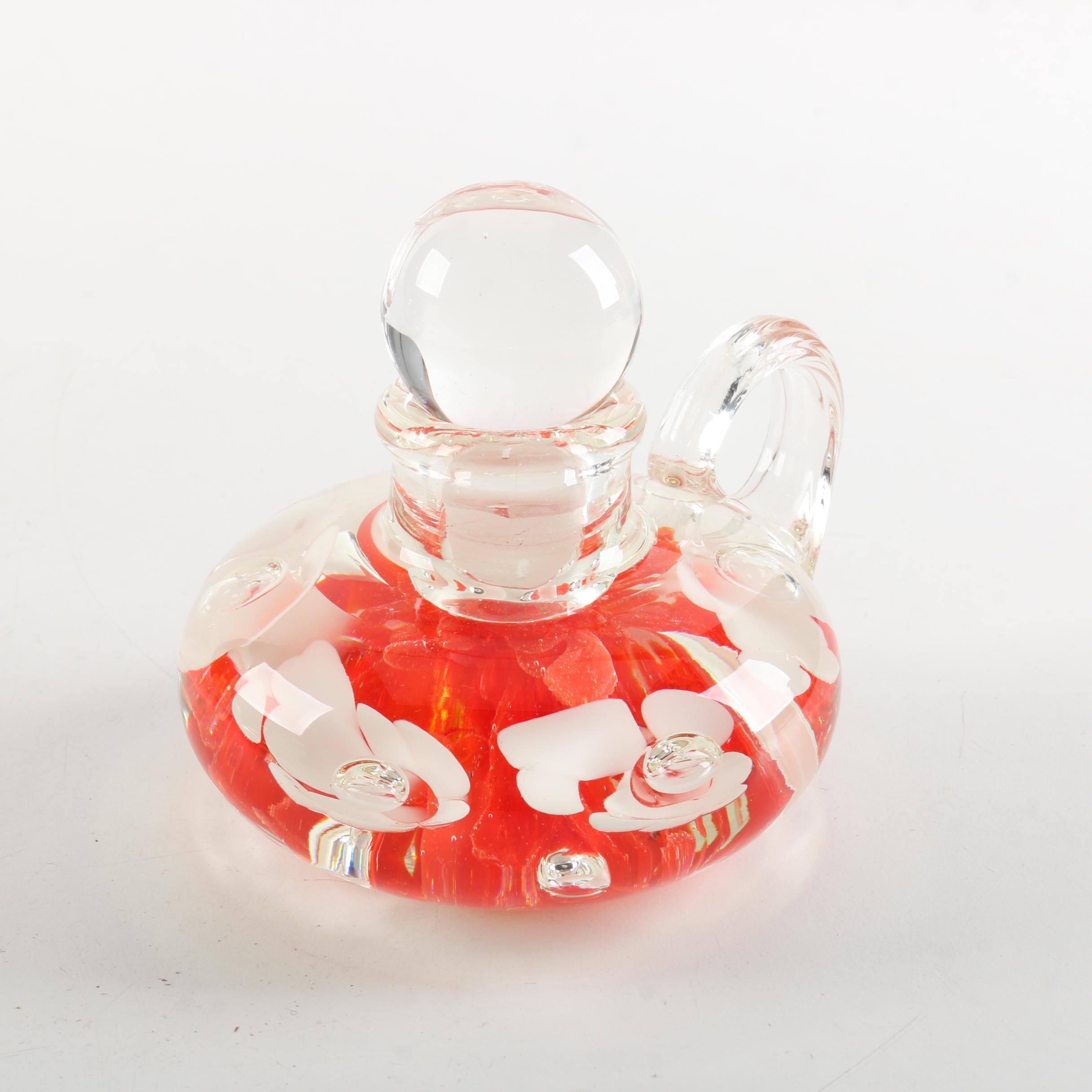 Joe St. Clair Blown Glass Perfume Bottle