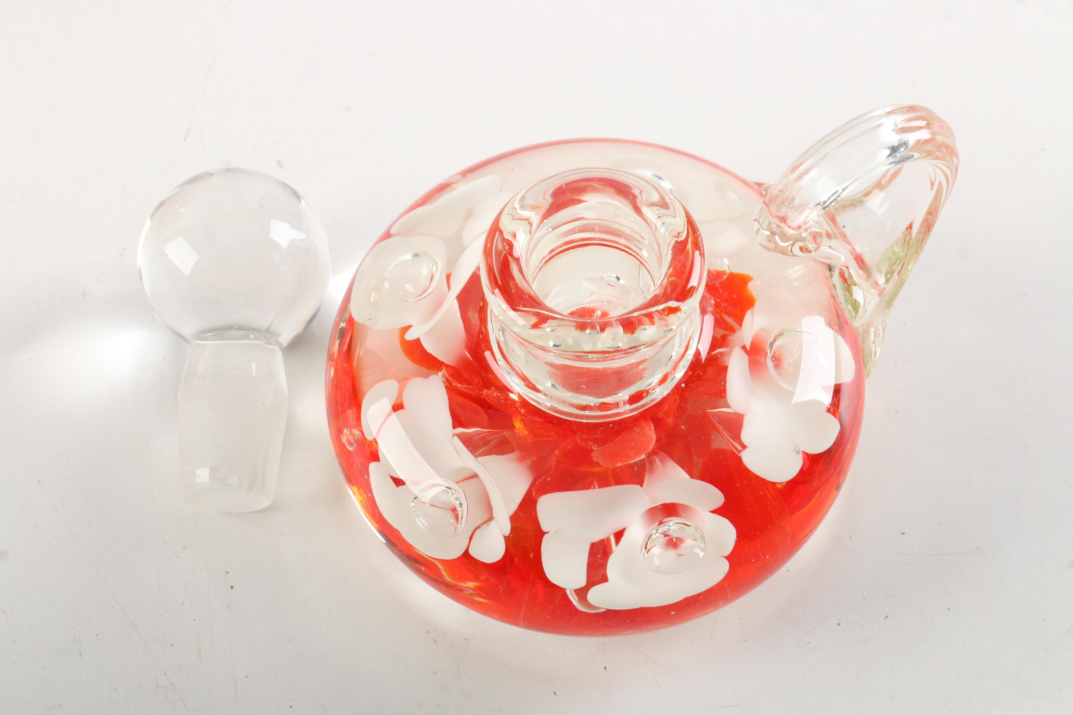 Joe St. Clair Blown Glass Perfume Bottle