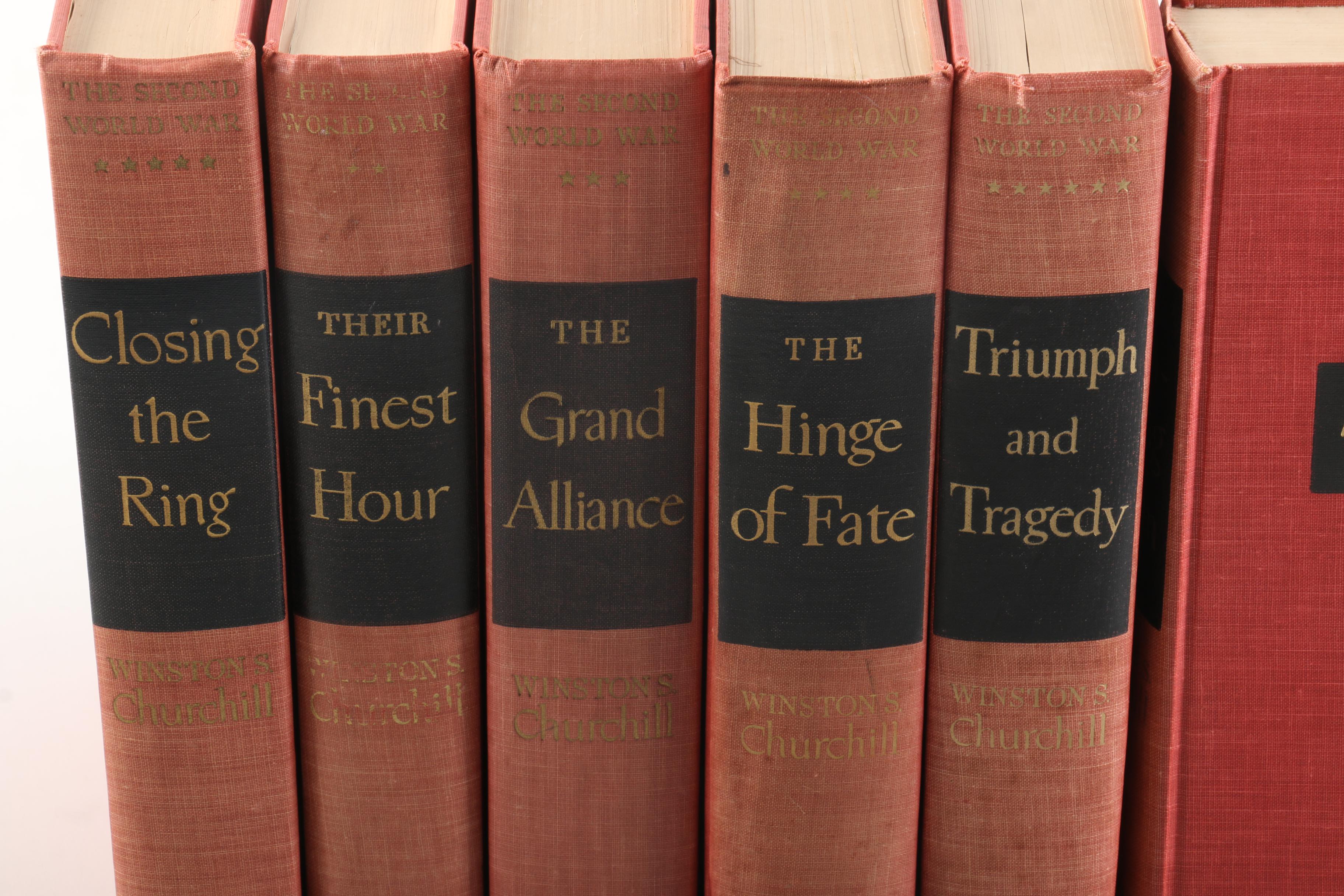 1948 "The Second World War" in Six Volumes by Winston Churchill