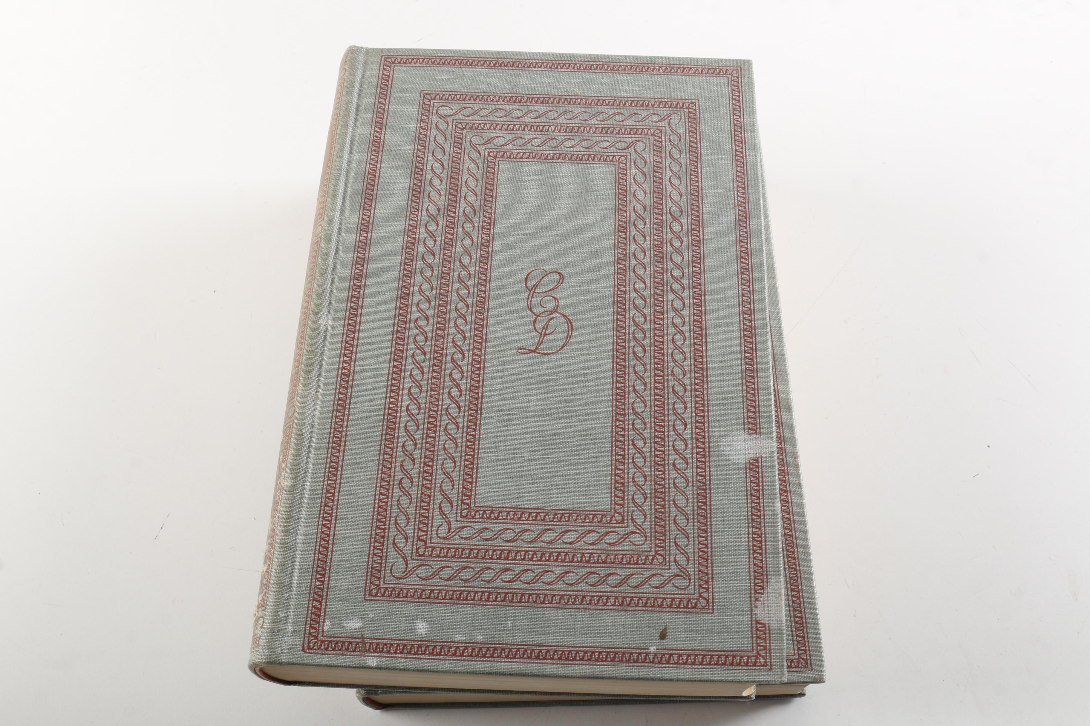 Circa 1940 Partial "Works of Charles Dickens" Published by Heritage Press