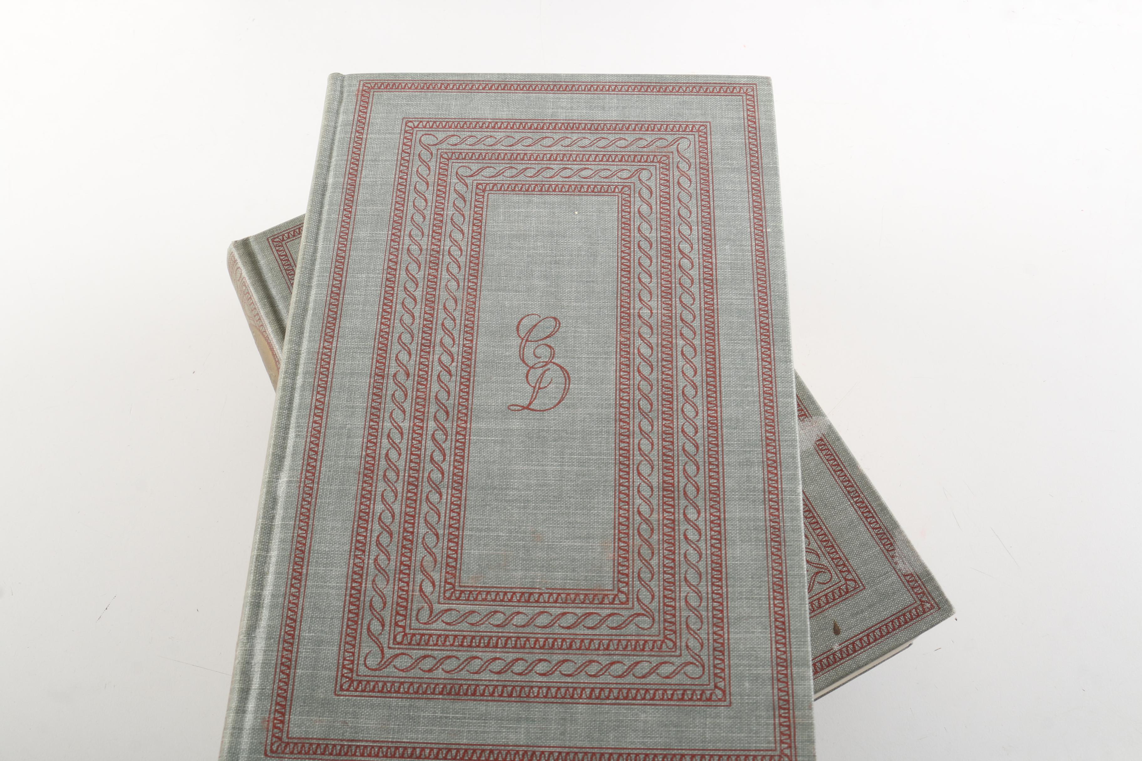 Circa 1940 Partial "Works of Charles Dickens" Published by Heritage Press