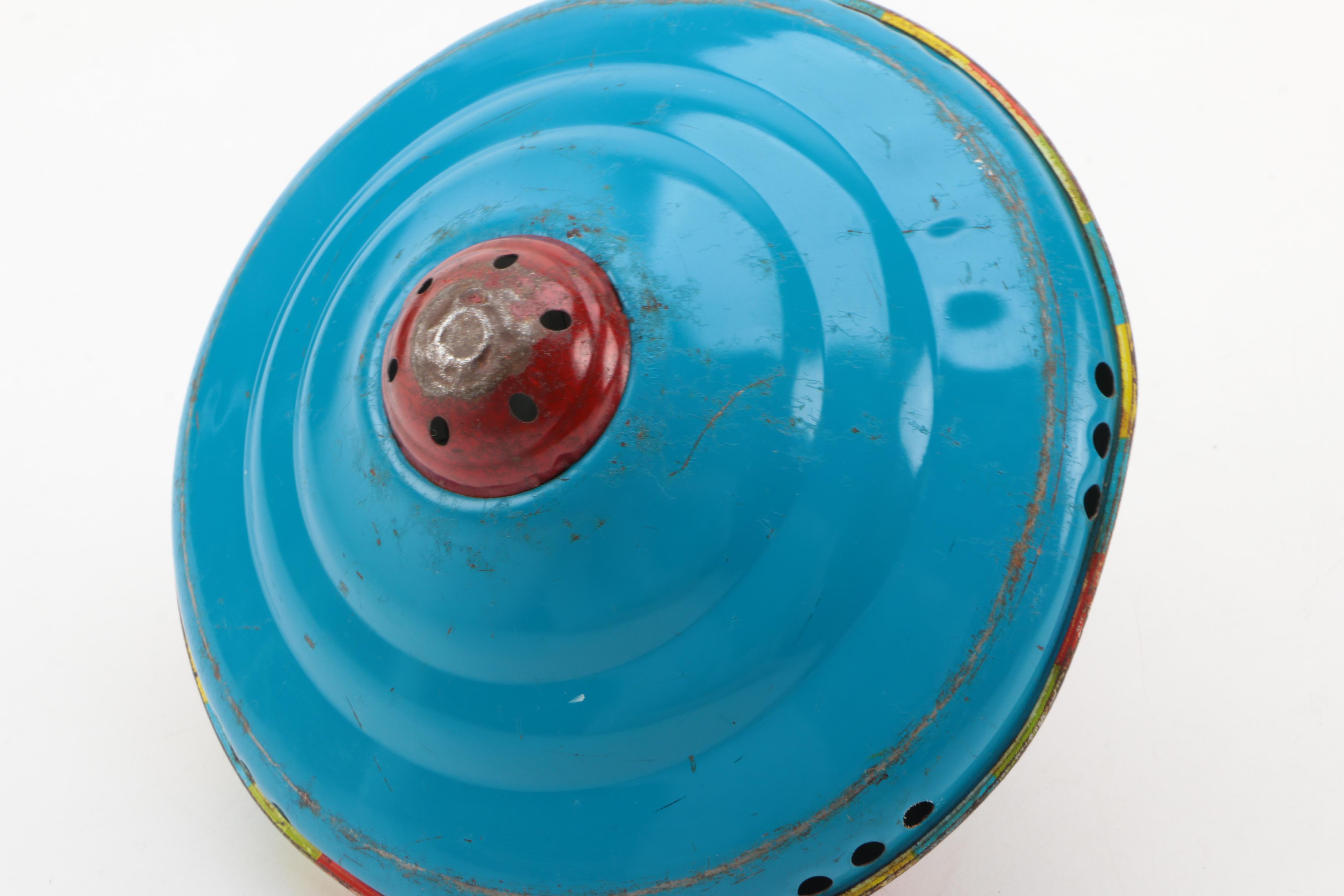 Mid Century Tin Litho Noisemakers and Toys Including Mickey Mouse