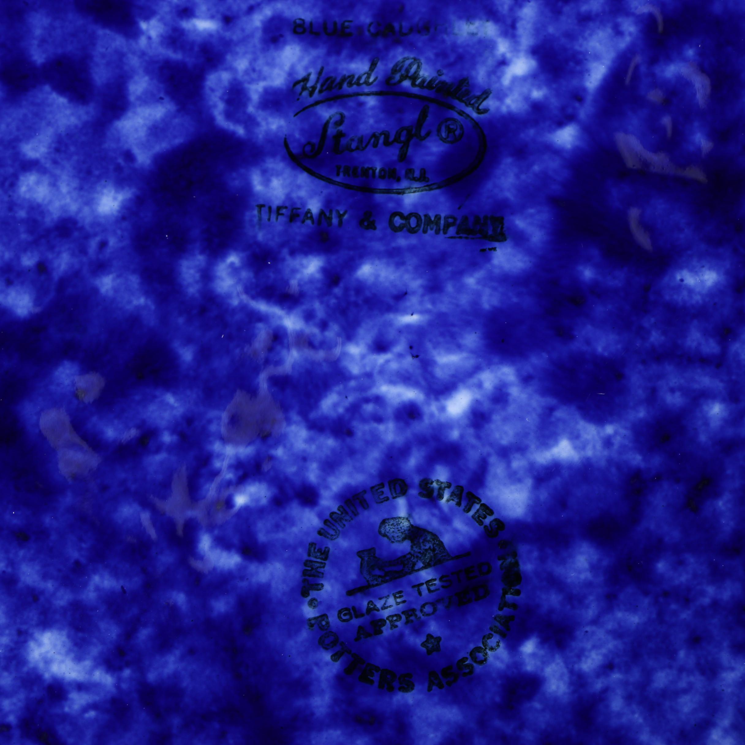 Vintage Stangl for Tiffany & Company "Blue Caughley" Dinner Plates 1960s