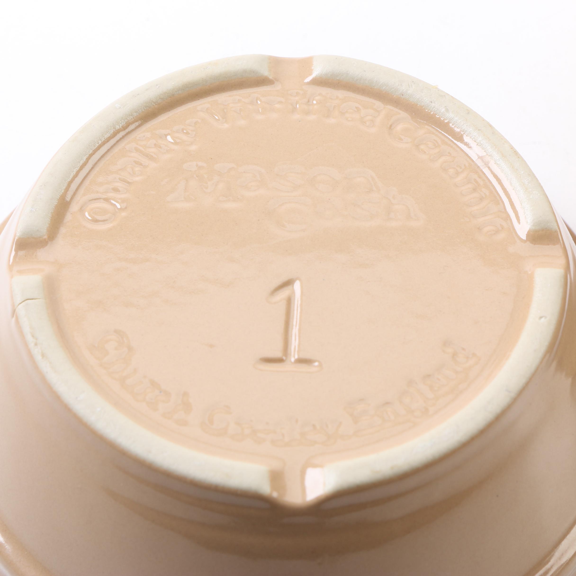 Mason Cash Light Brown Glaze Ceramic Mixing Bowls and Baking Dish