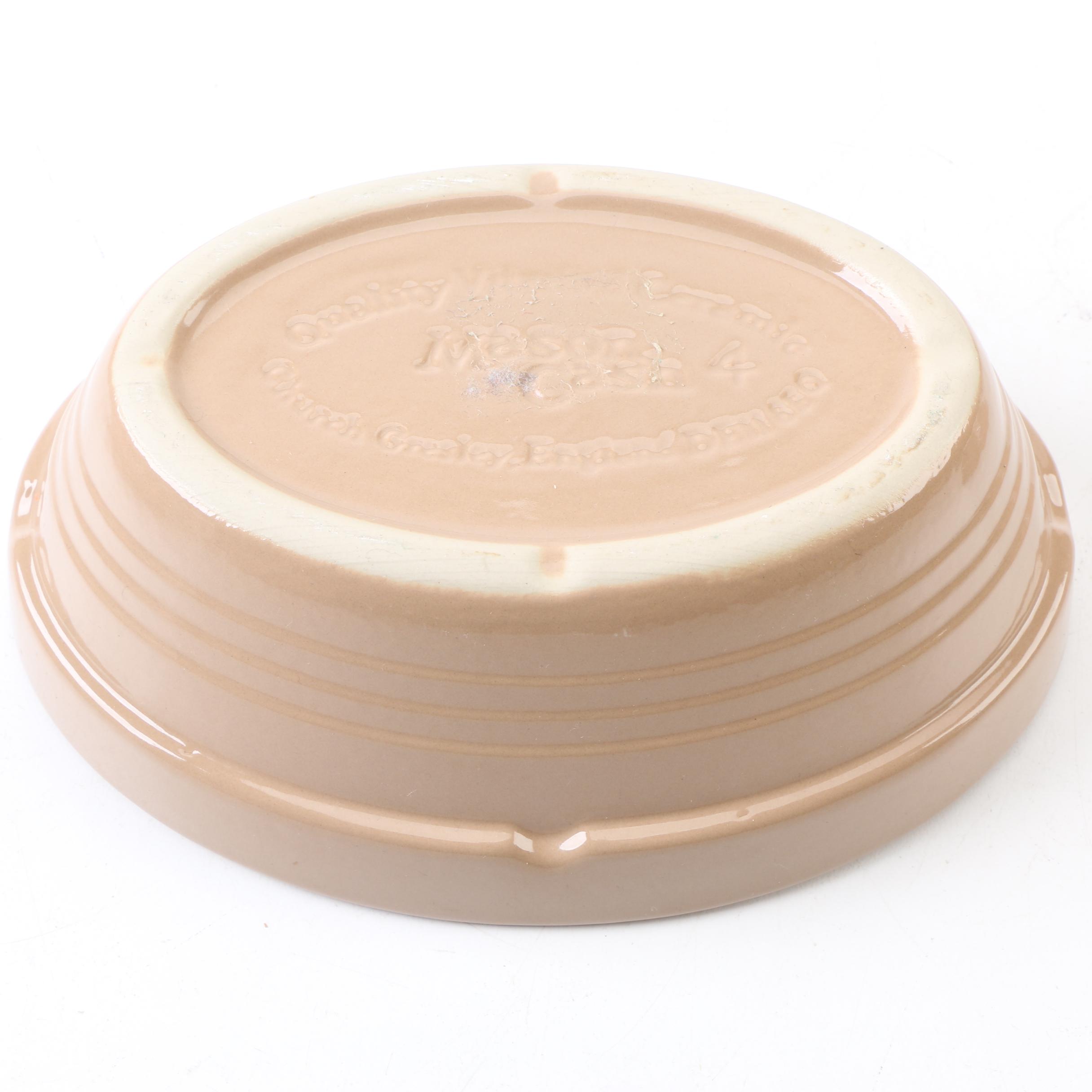 Mason Cash Light Brown Glaze Ceramic Mixing Bowls and Baking Dish