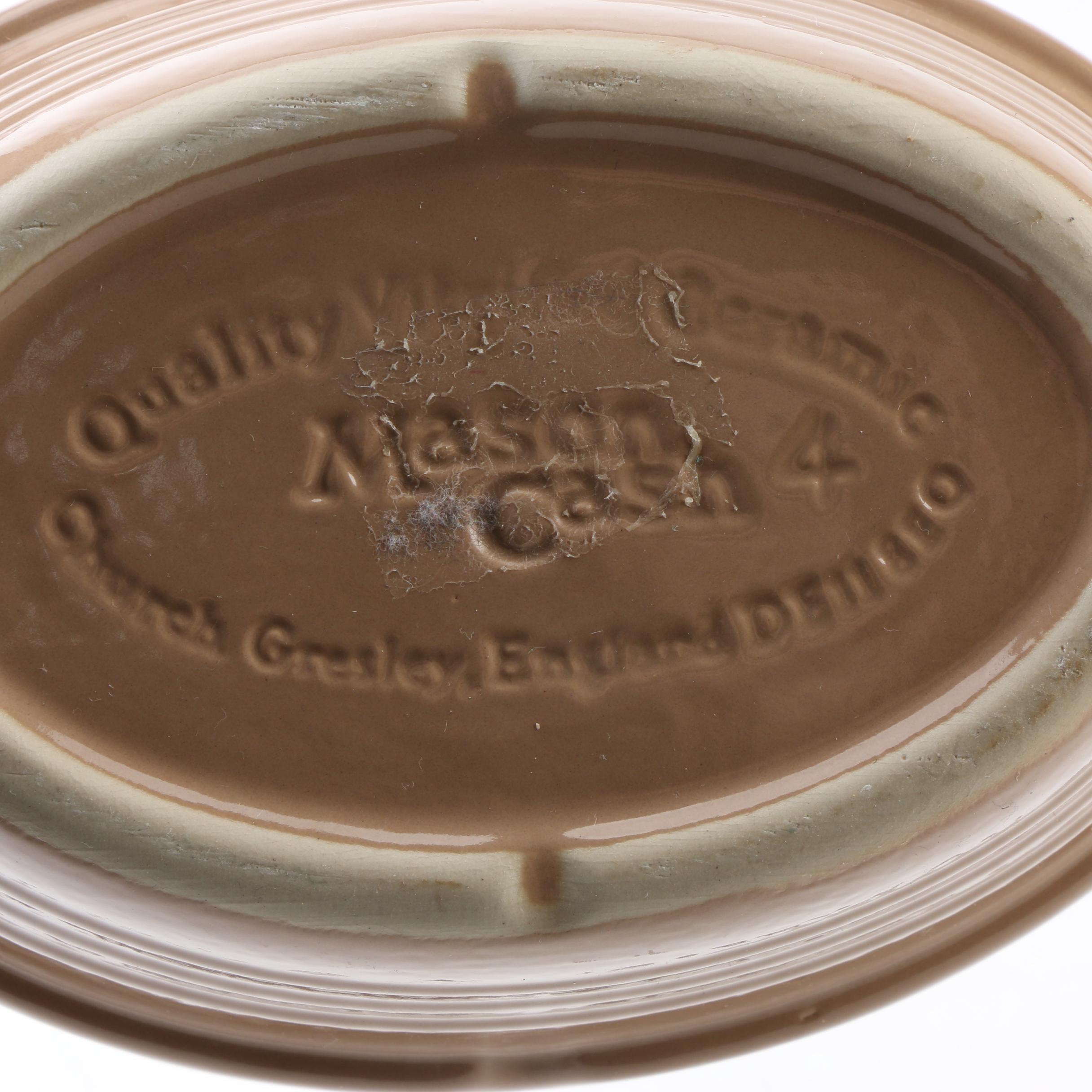 Mason Cash Light Brown Glaze Ceramic Mixing Bowls and Baking Dish
