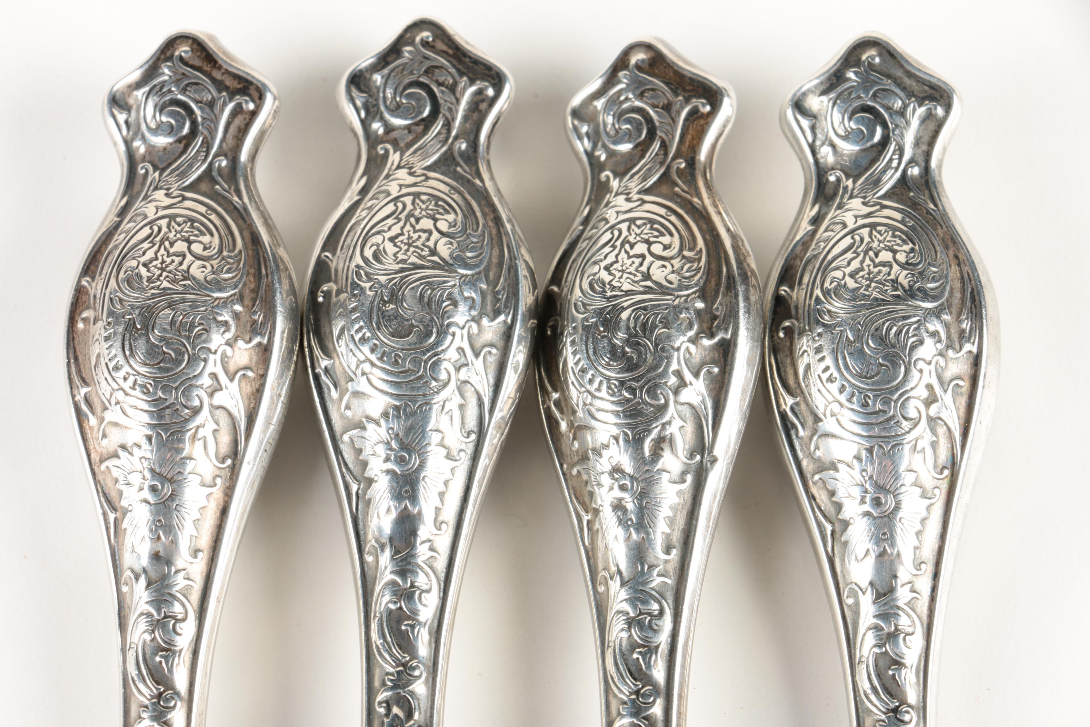 Sterling Silver Handled Vanity Accessories