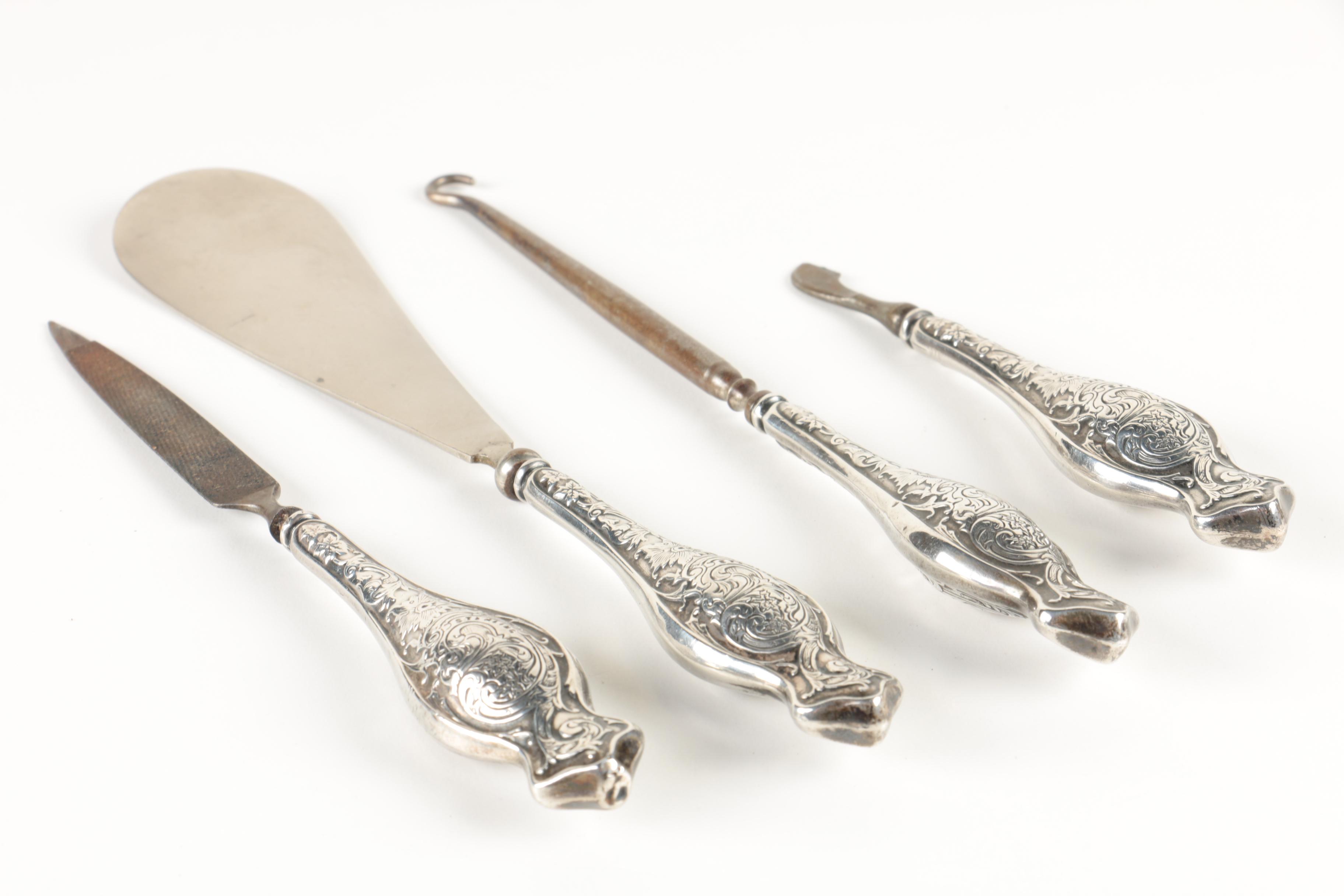 Sterling Silver Handled Vanity Accessories