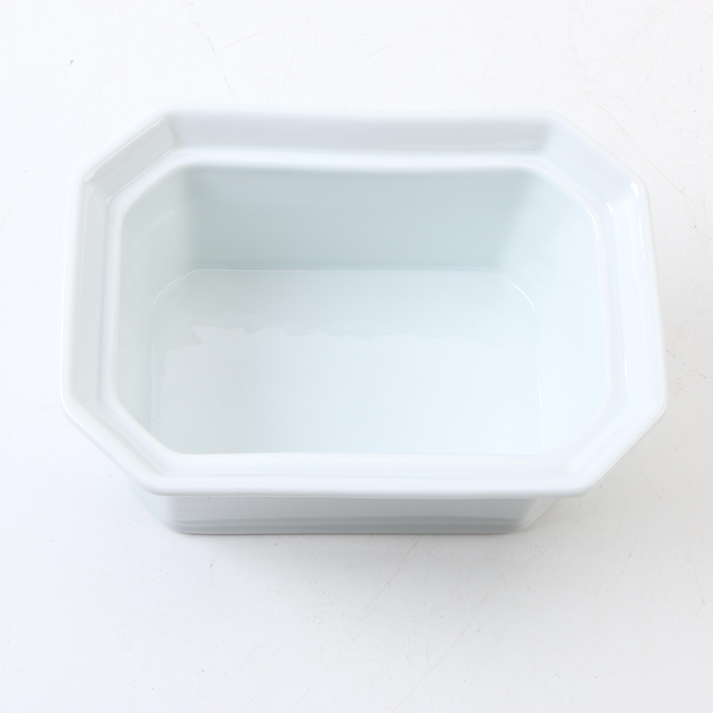 Apilco French Porcelain Terrine and Terracotta Wine Cooler