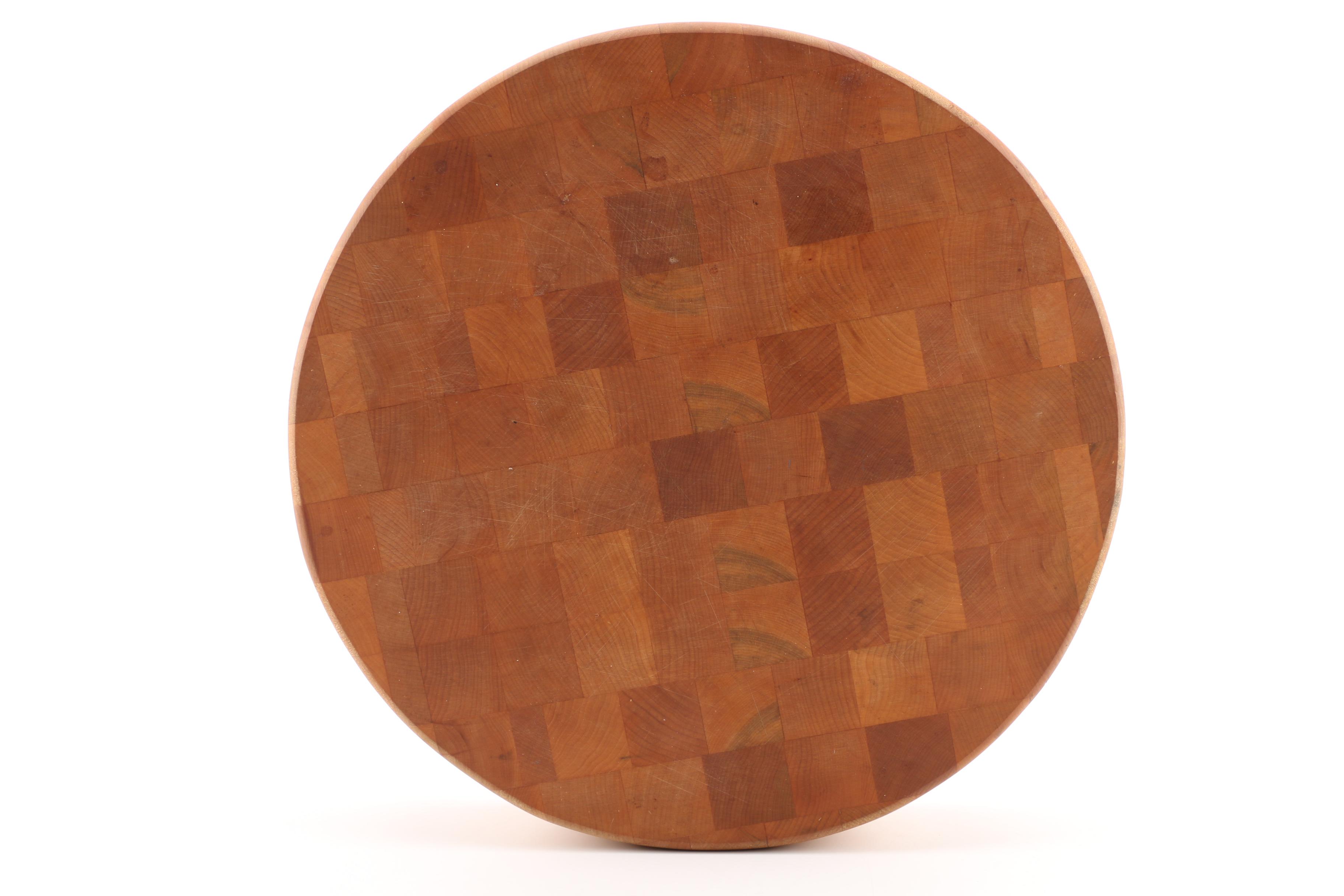 Round Butchers Block Cutting Board