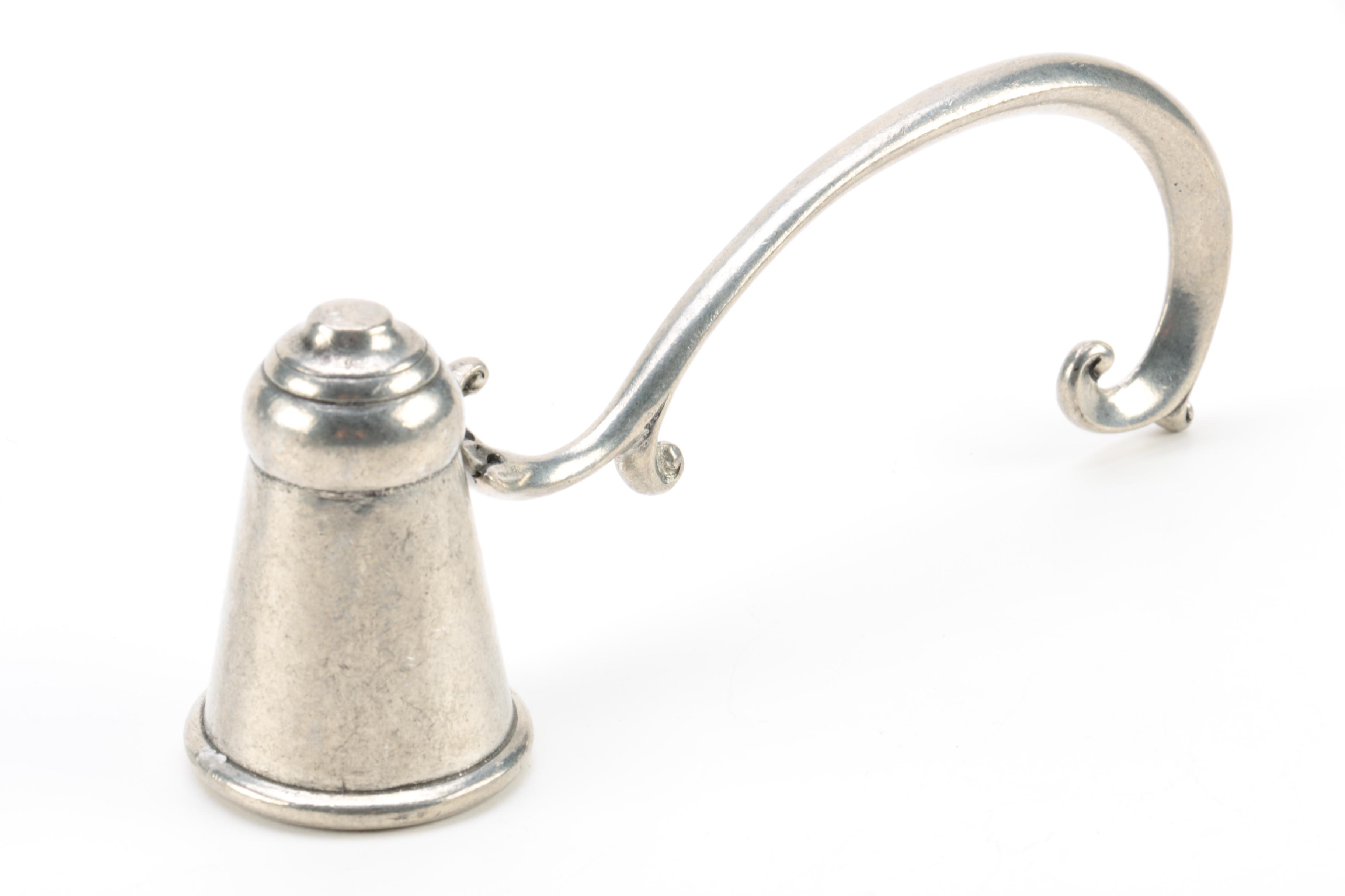 Pierre Deux Pewter Napkin Rings with Snuffer