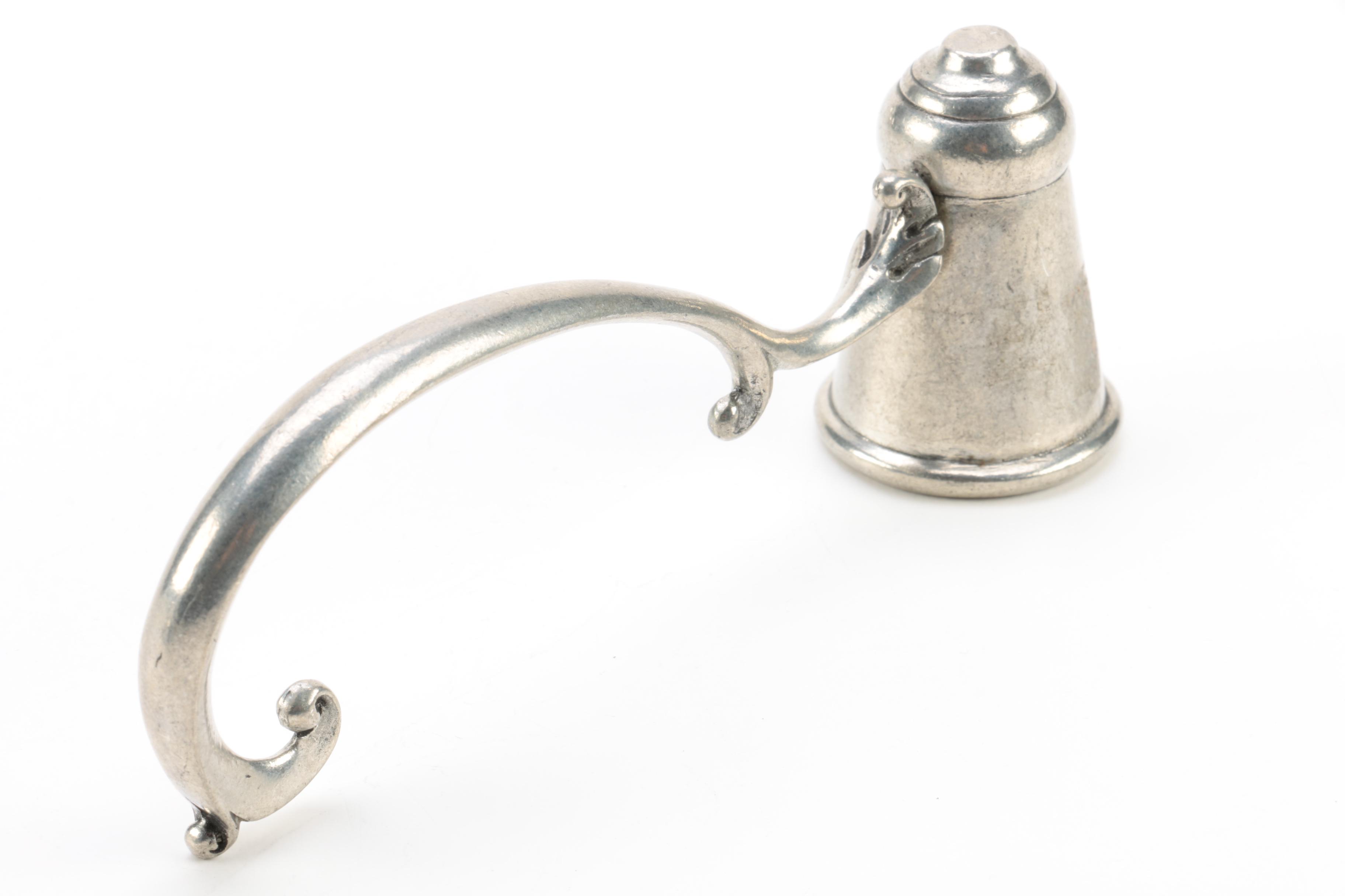 Pierre Deux Pewter Napkin Rings with Snuffer