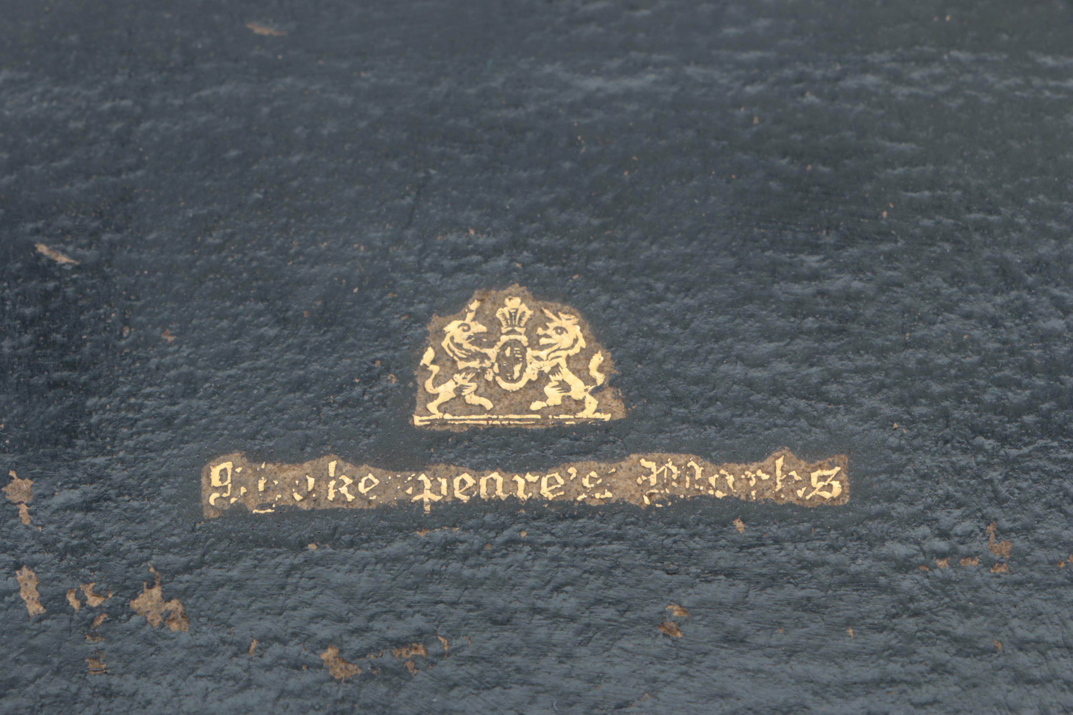 Circa 1920s Knickerbocker Leather Miniature "Shakespeare's Works" Boxed Set