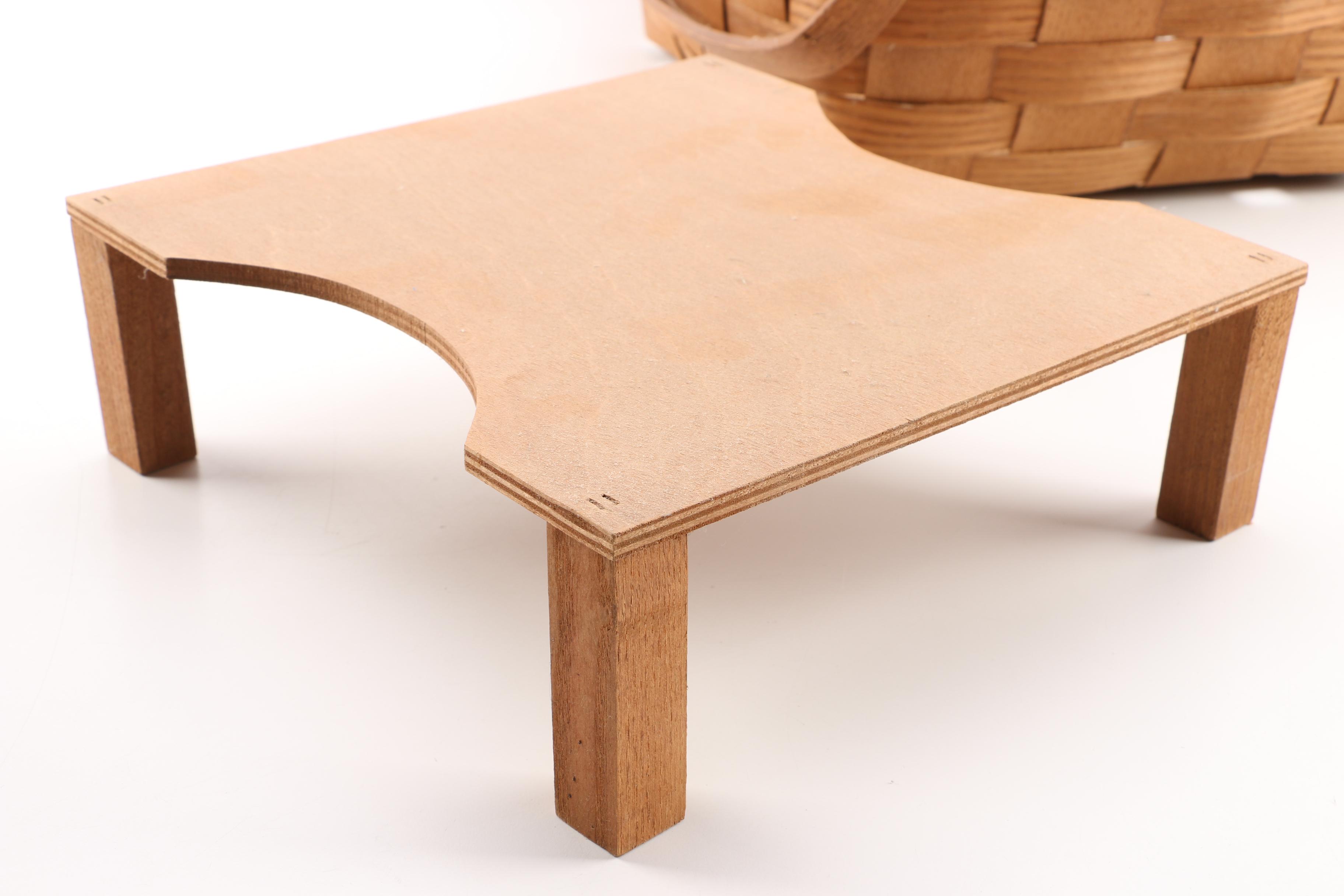 Basketville Vermont Picnic Basket with Small Table Insert