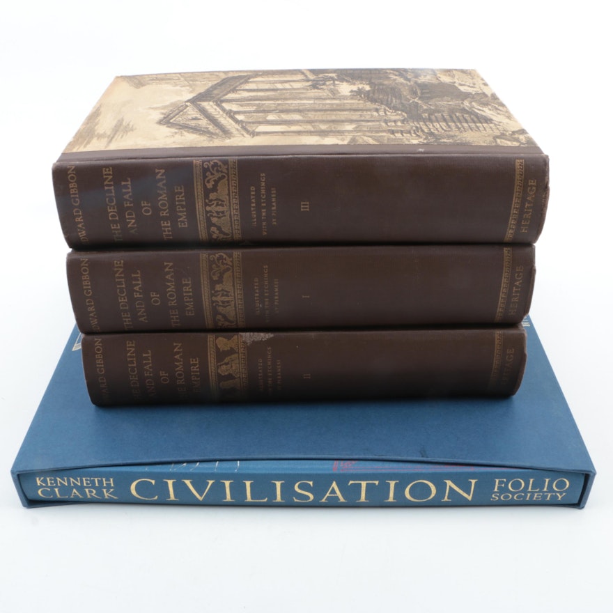1999 The Folio Society "Civilisation" by Kenneth Clark and More