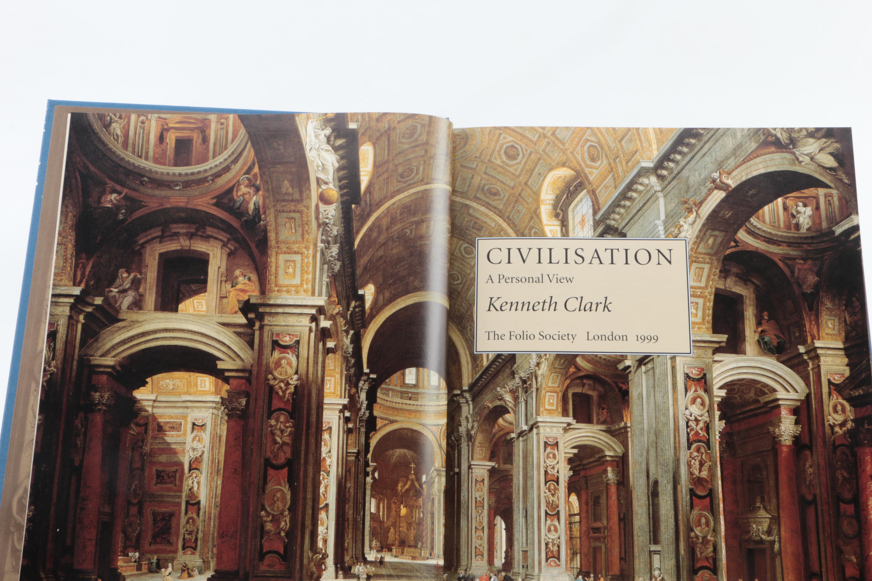 1999 The Folio Society "Civilisation" by Kenneth Clark and More