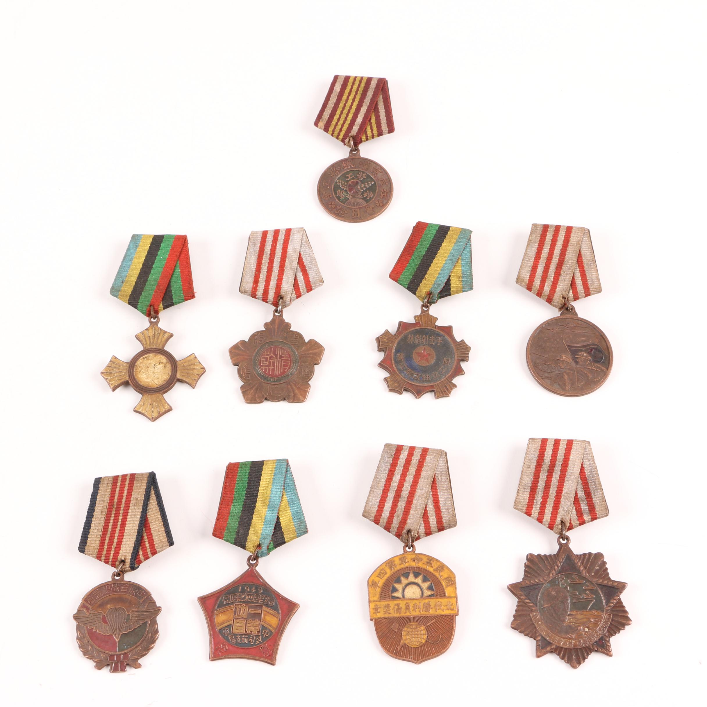 Chinese Military Medals From Pre- and Post- World War II
