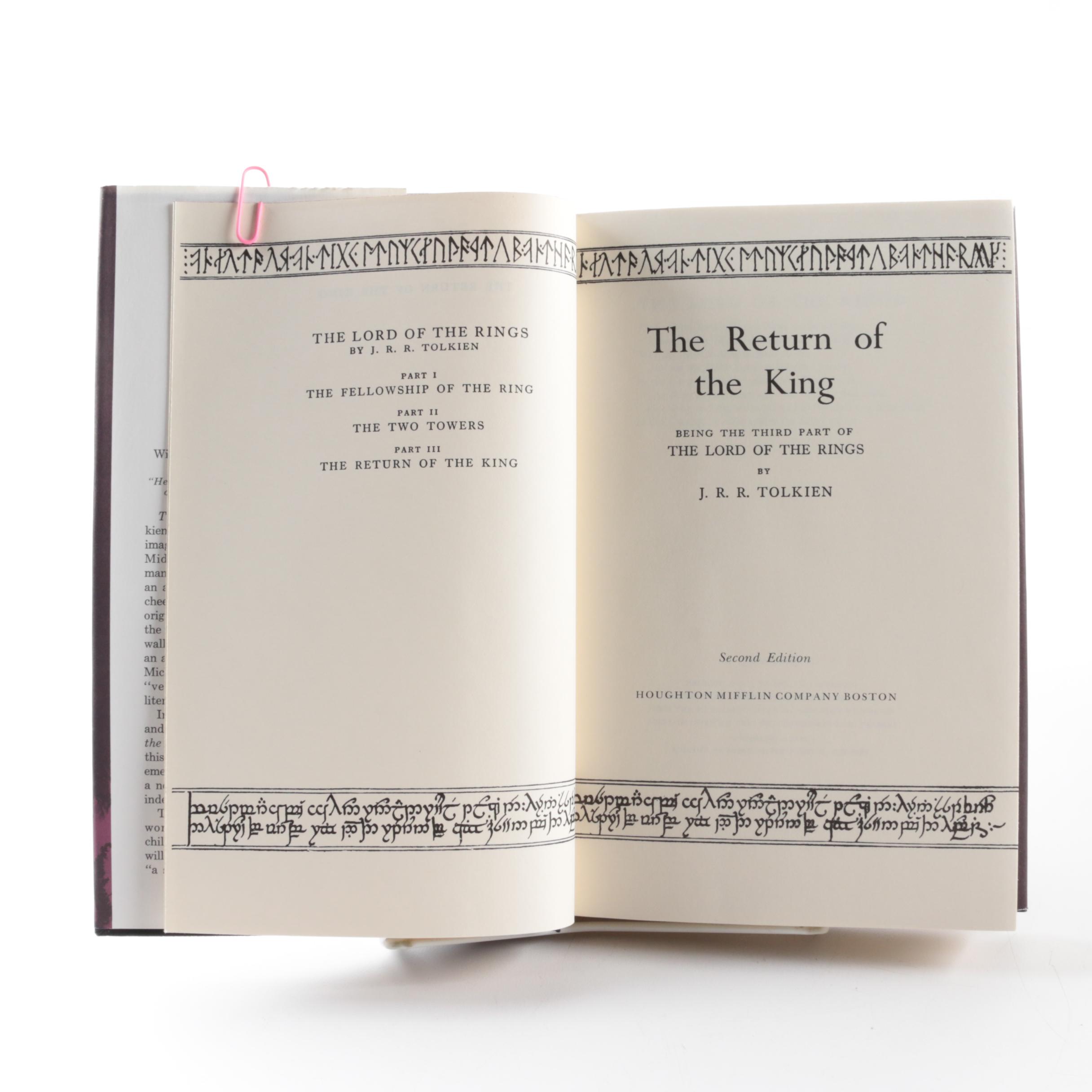 1965 "The Lord of the Rings" Set and More by J.R.R. Tolkien
