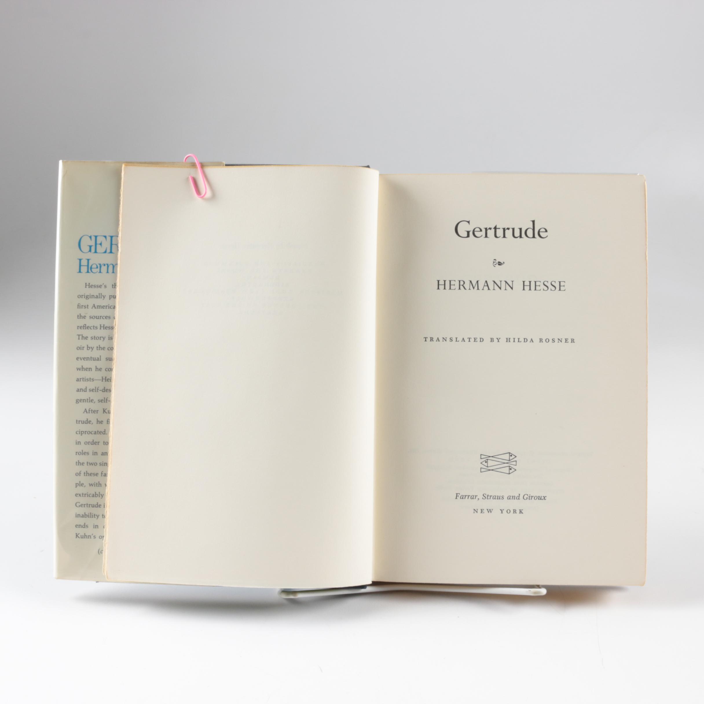 Books by Hermann Hesse Including 1969 First Printing "Gertrude"