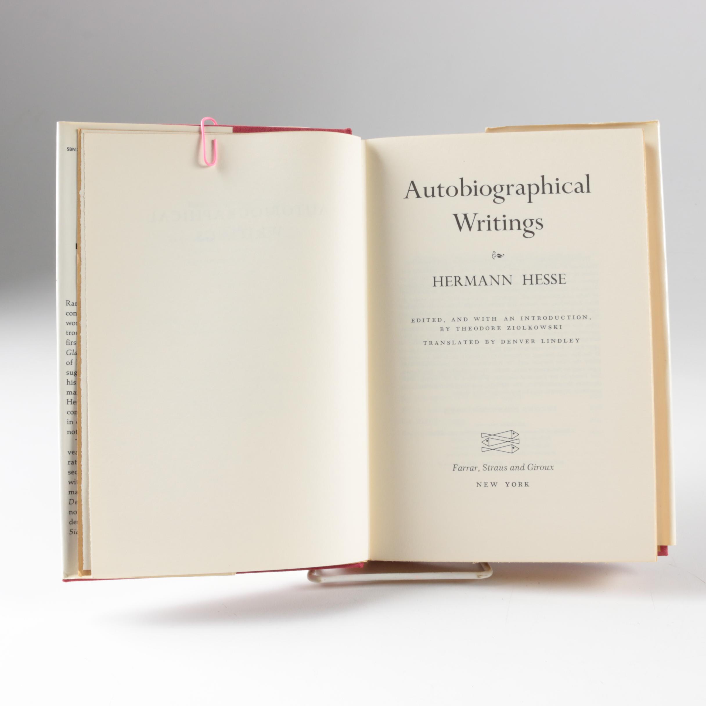 Books by Hermann Hesse Including 1969 First Printing "Gertrude"