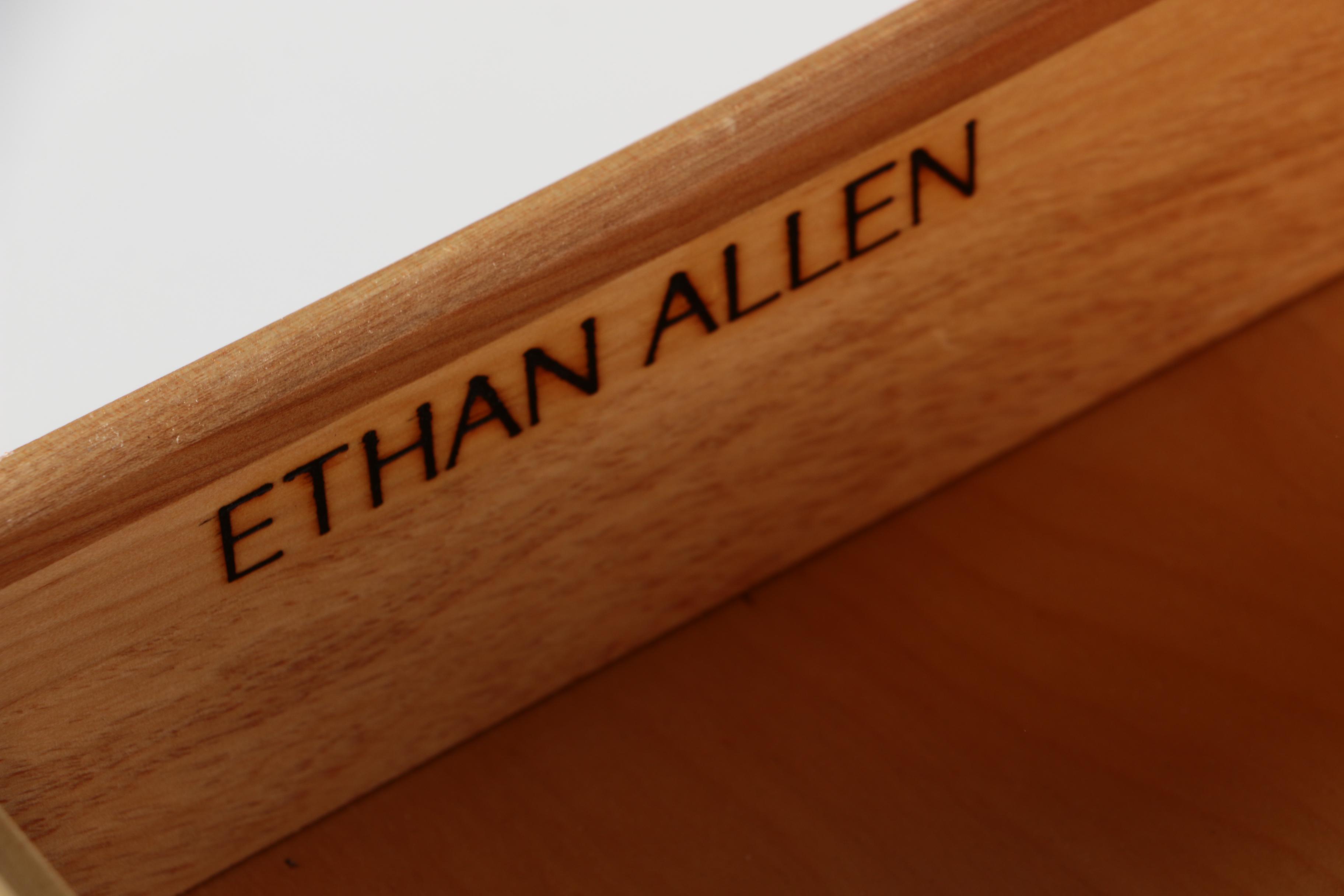 Pair of Ethan Allen French Provincial Style Nightstands