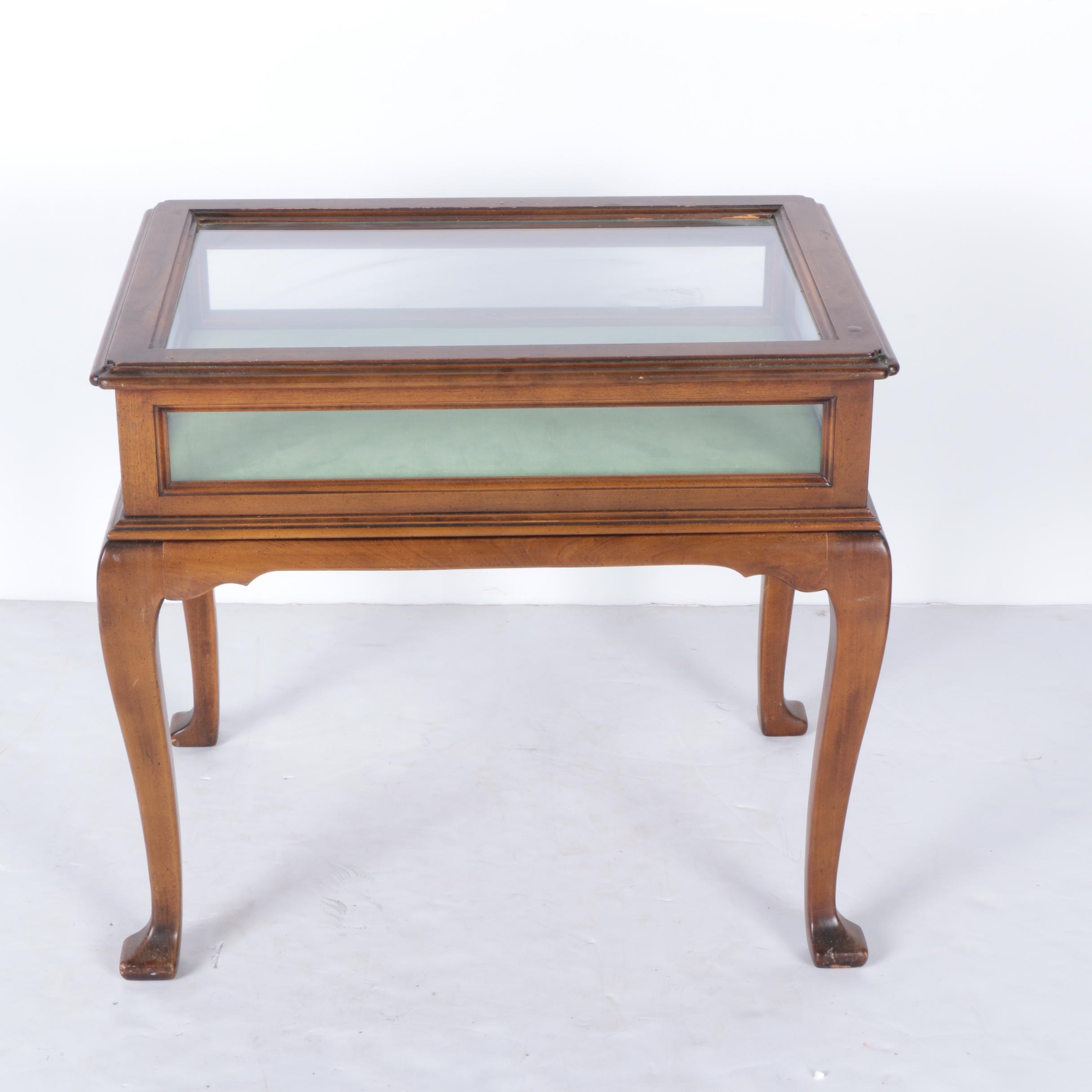 Queen Anne Style Display Side Table