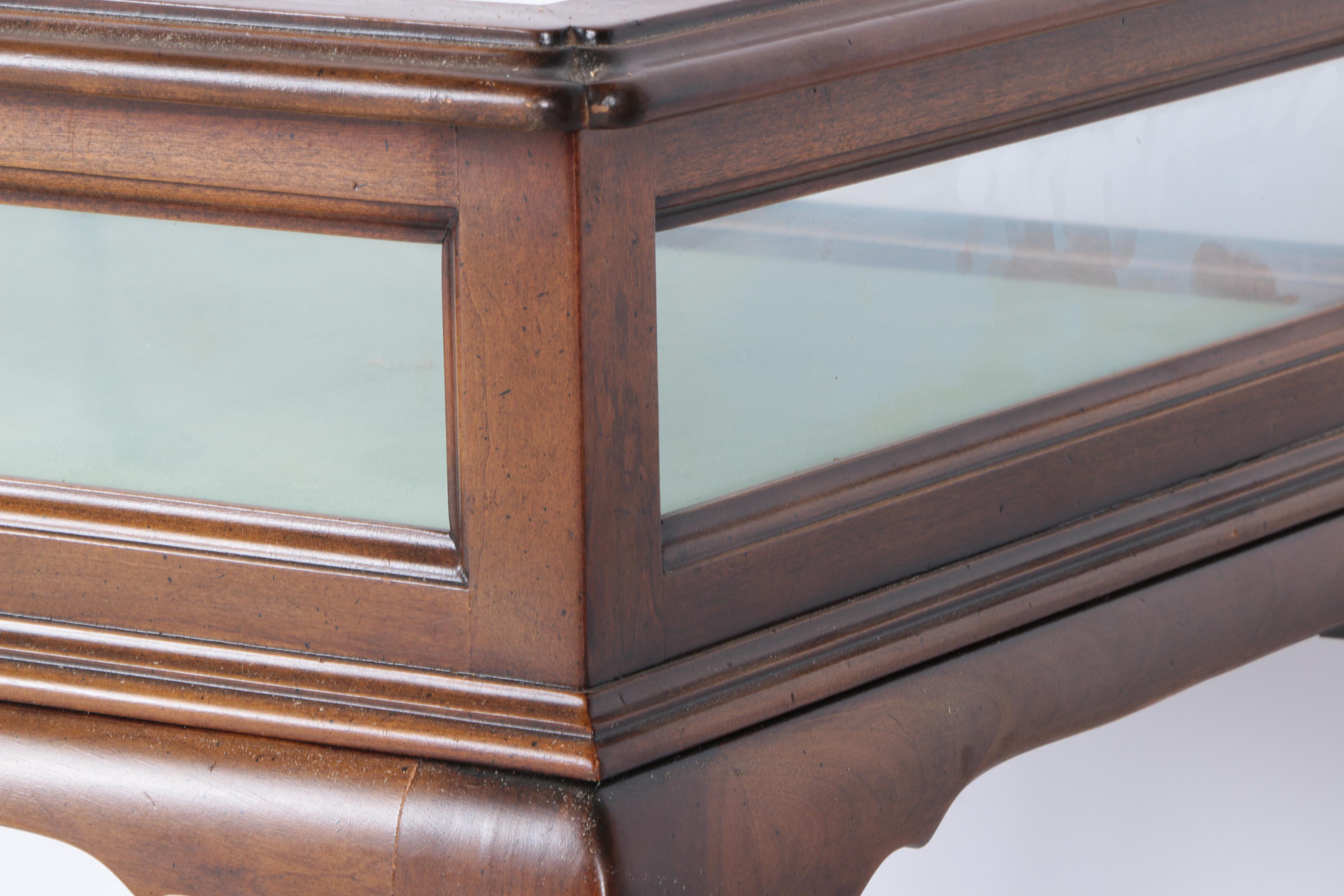 Queen Anne Style Display Side Table