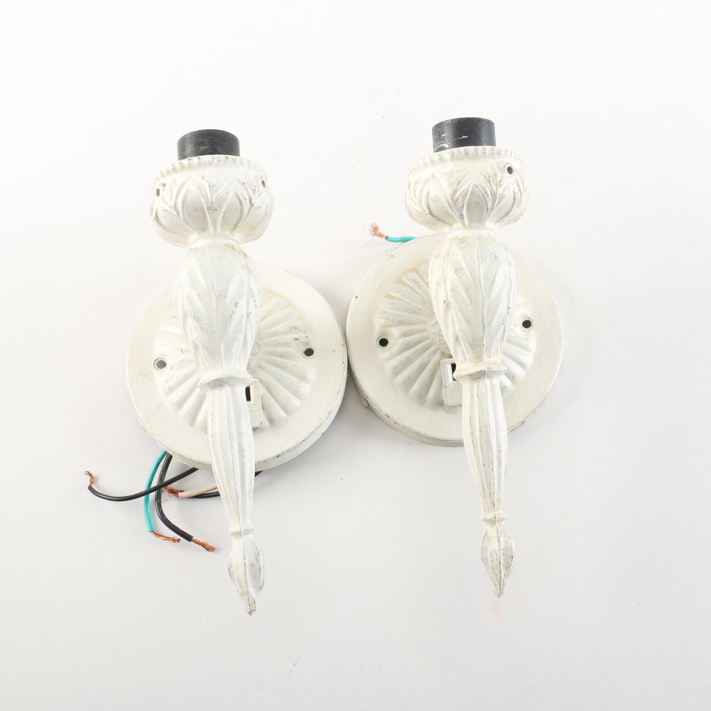 Pair of Vintage Philip Carey Wall Sconces